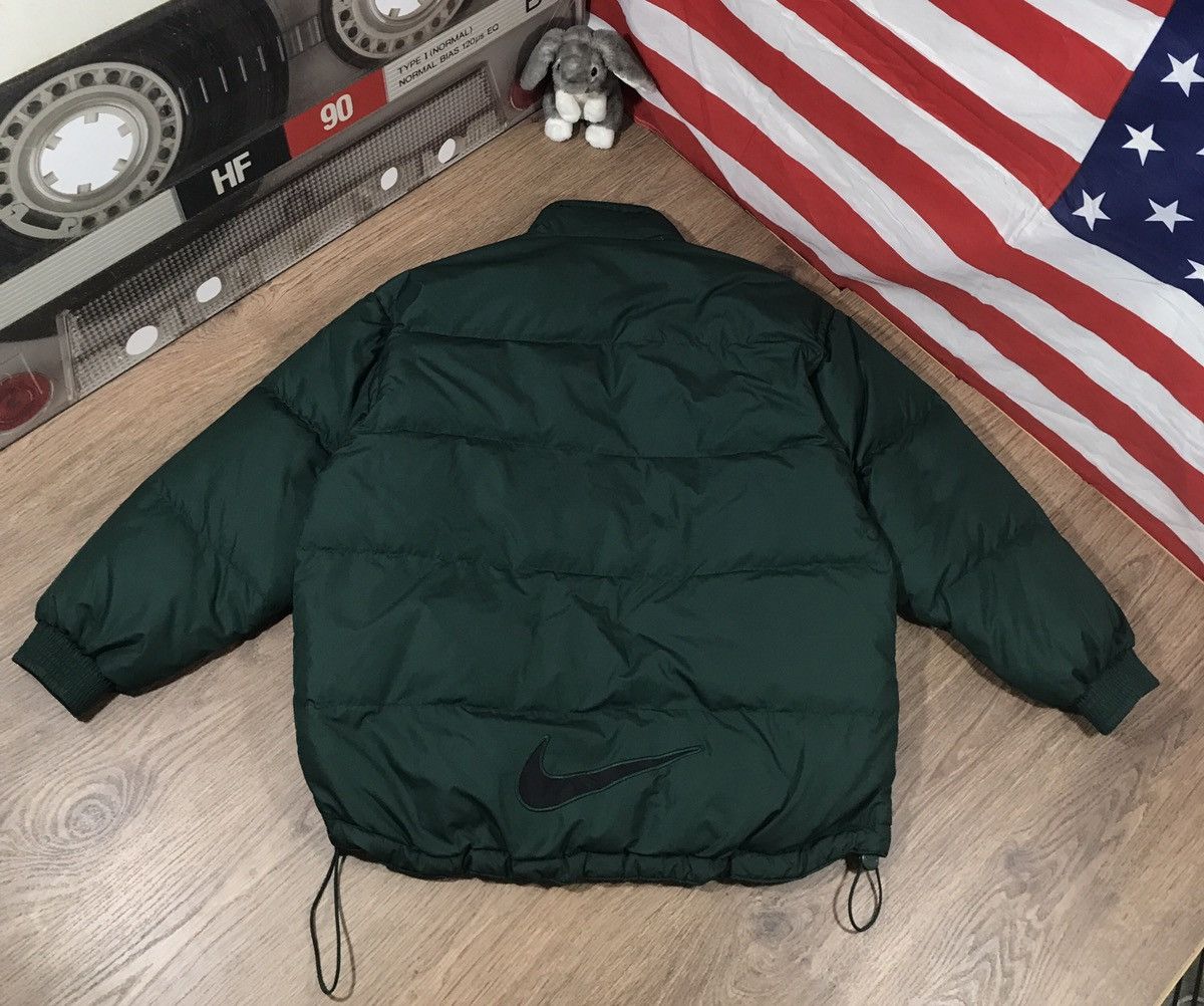 Nike × Vintage Very Rare Vintage Nike Big Swoosh Down Puffer Jacket 90s Size US M / EU 48-50 / 2 - 3 Thumbnail