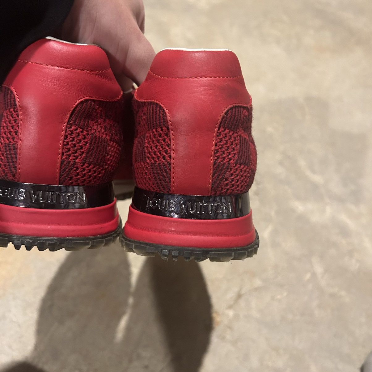 Designer × Louis Vuitton Louis Vuitton Run Away Damier Calfskin Fabric Sneakers US 9 Size US 9 / EU 42 - 6 Thumbnail
