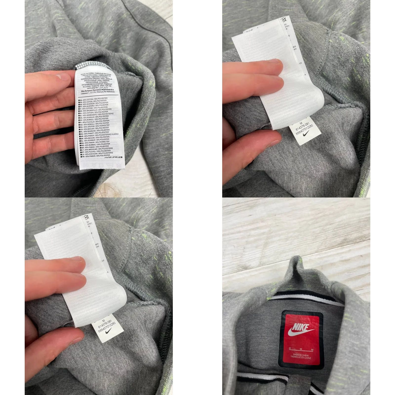 Nike Nike Tech Fleece Track Jacket Grey Swoosh Men Adult Medium Gray Size US M / EU 48-50 / 2 - 8 Thumbnail