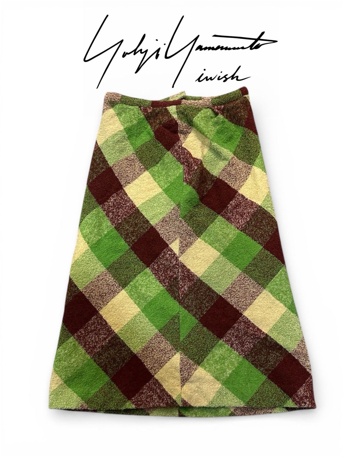 Y's Vintage Yohji Yamamoto Y's bis "iwish" Hair 100% Skirt Size 24" / US 00 / IT 34 - 1 Thumbnail