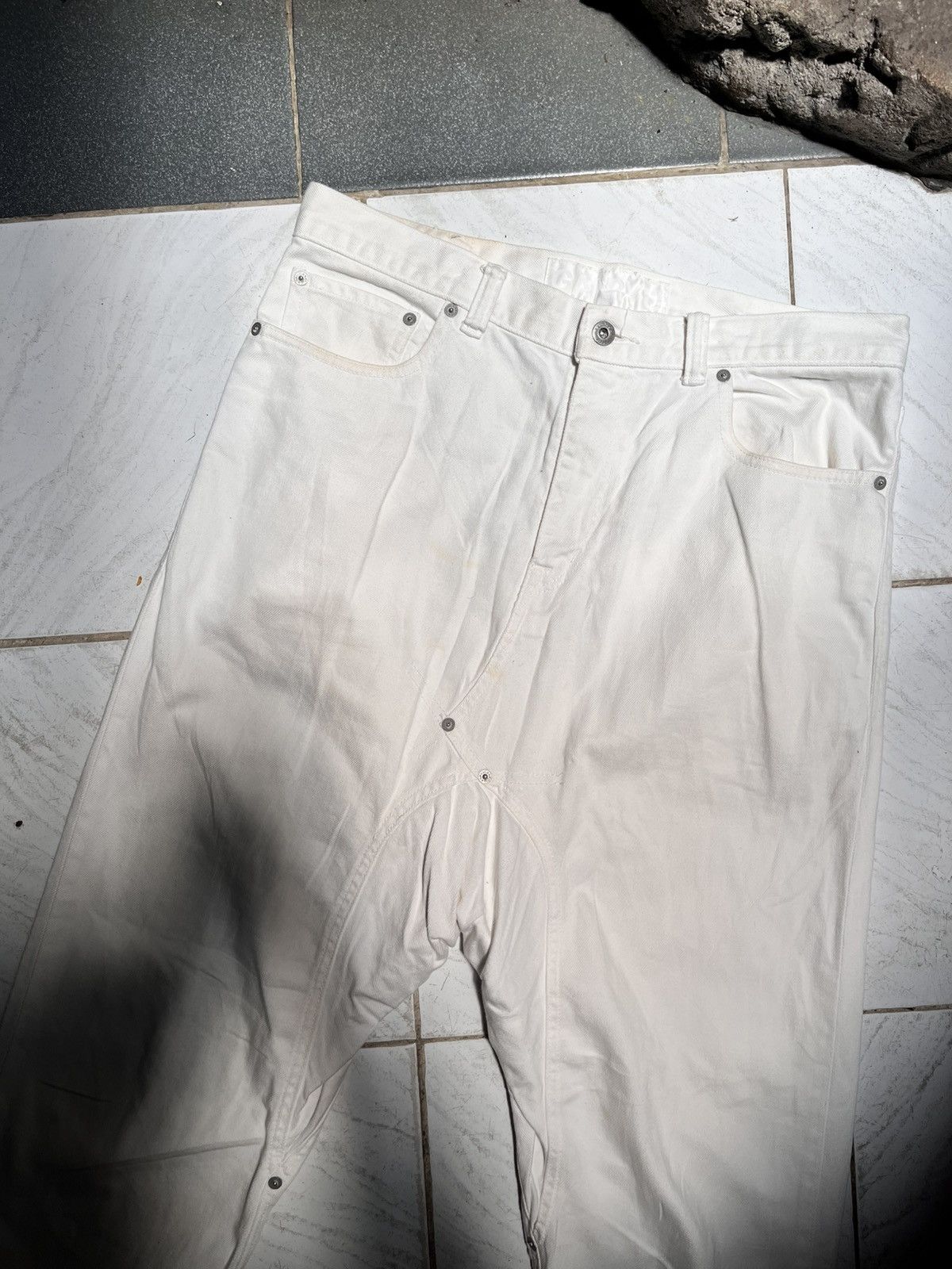 Ganryu Ganryu x Comme des Garçons Denim Pants Japan Size US 34 / EU 50 - 2 Thumbnail