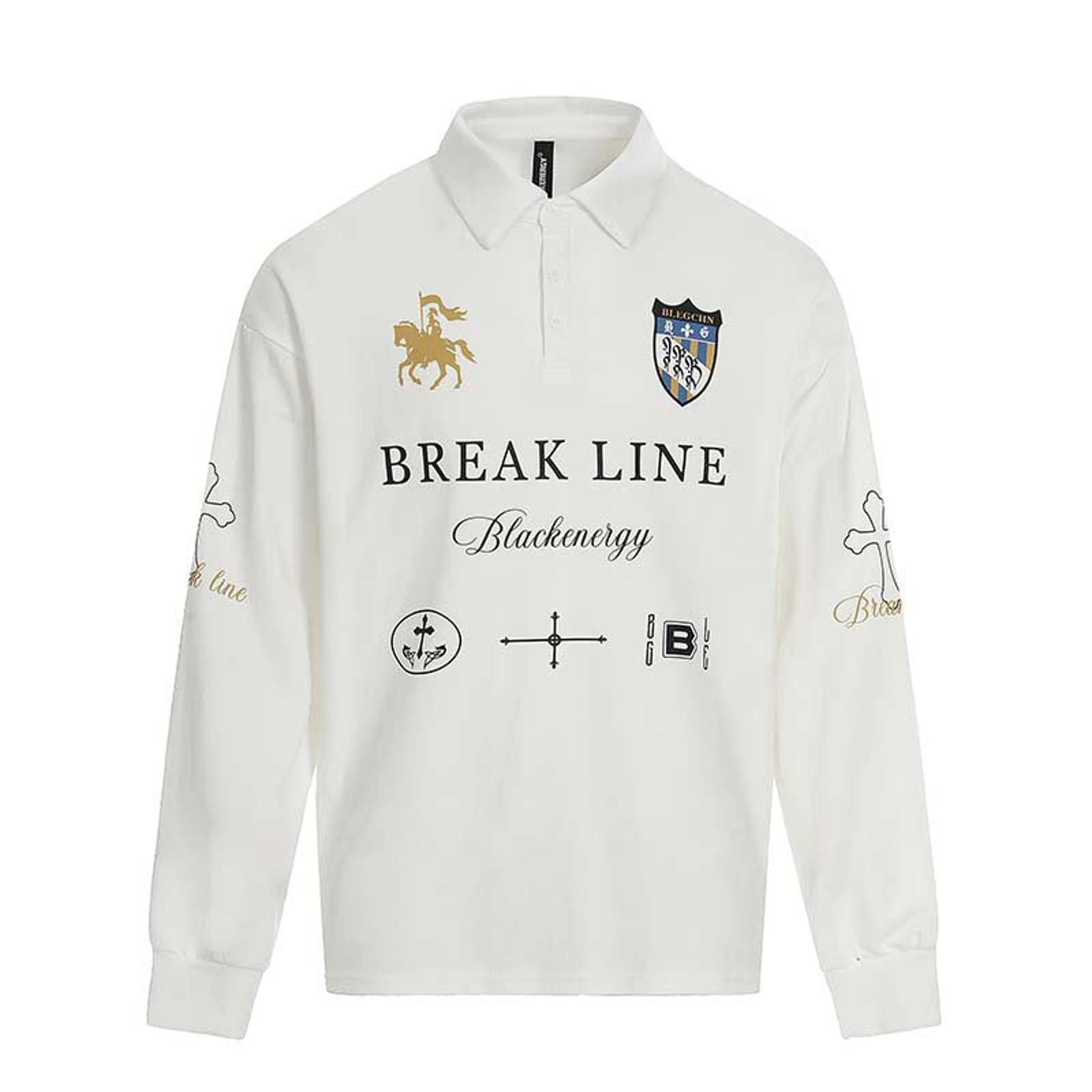 Other Equestrian Crest Long-Sleeve Polo 'Break Line' Size US L / EU 52-54 / 3 - 3 Thumbnail