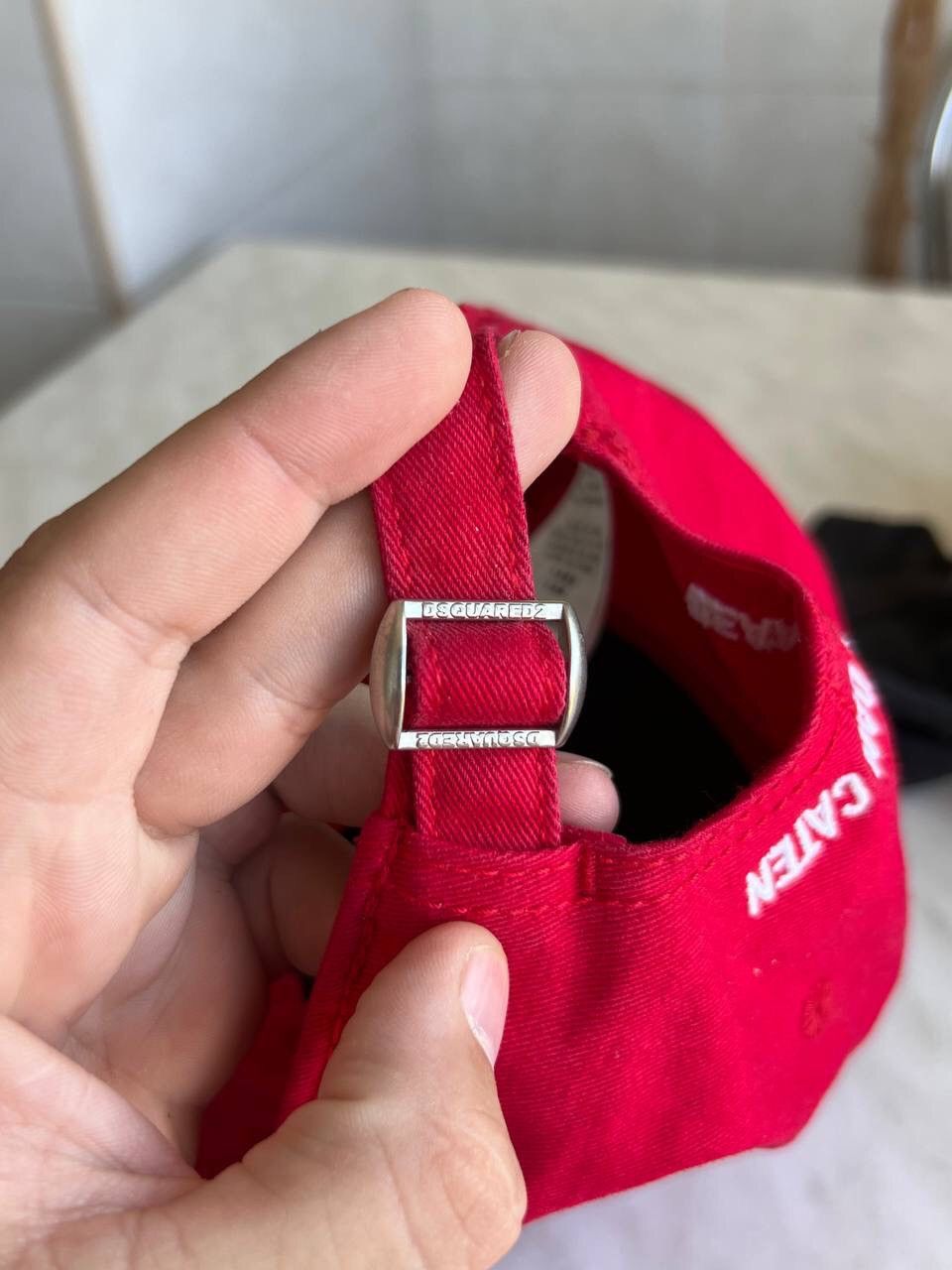 Dsquared2 Vintage Dsquared2 ICON 2000s hat cap red white 3D logo Y2K Size ONE SIZE - 7 Thumbnail