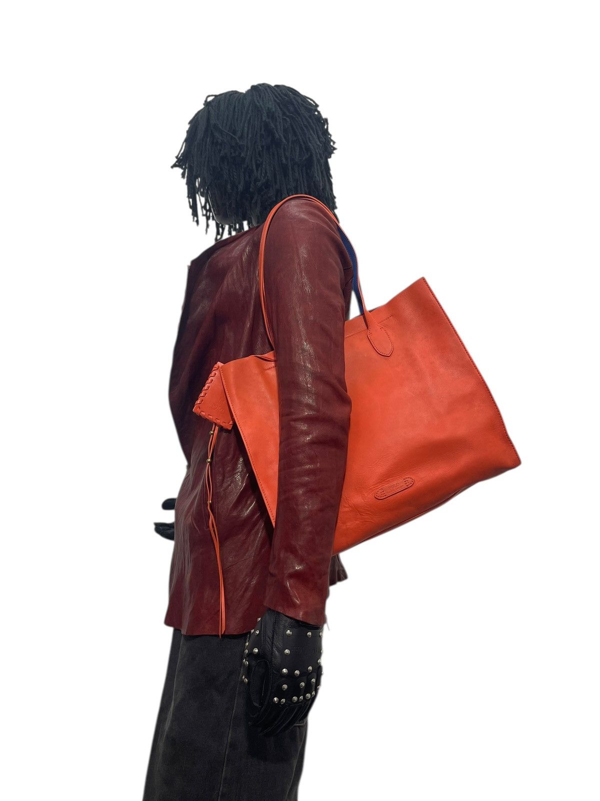 Genuine Leather Full Leather Polo Ralph Lauren Tote Shoulder Bag 2🟩1 Size ONE SIZE - 2 Thumbnail