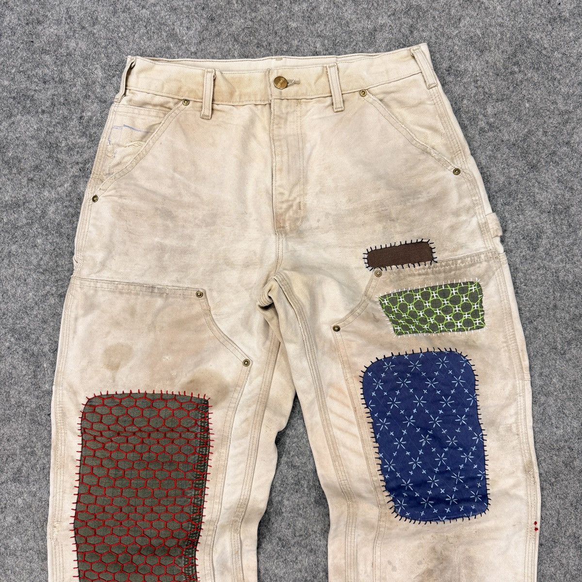 Carhartt 1 of 1 carhartt Sashiko double knee Size US 30 / EU 46 - 4 Thumbnail