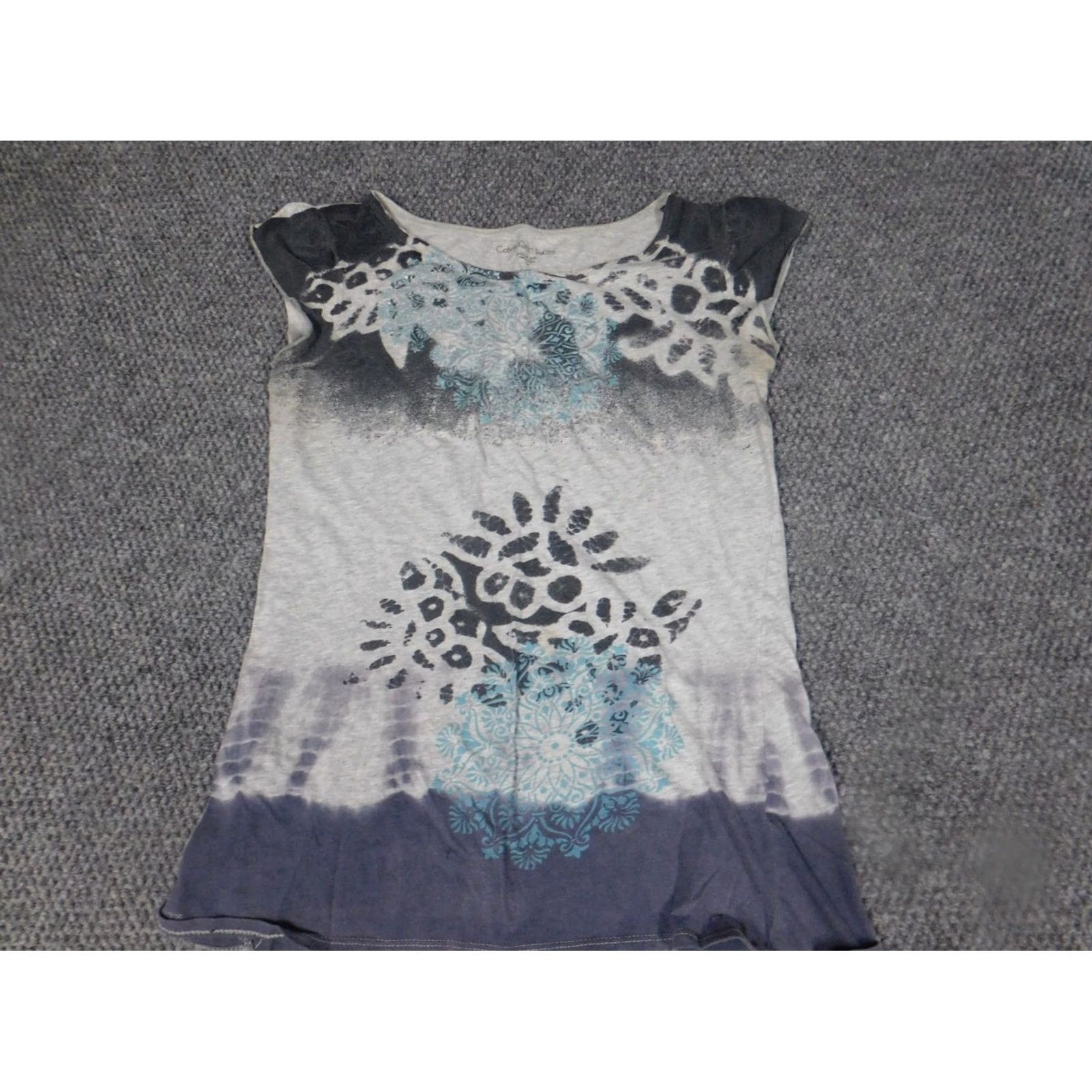 Calvin Klein Calvin Klein Collection Blouse M Women Gray Crew Neck Sleeveless Pullover Stretch Casual Shirt Size M / US 6-8 / IT 42-44 - 2 Thumbnail