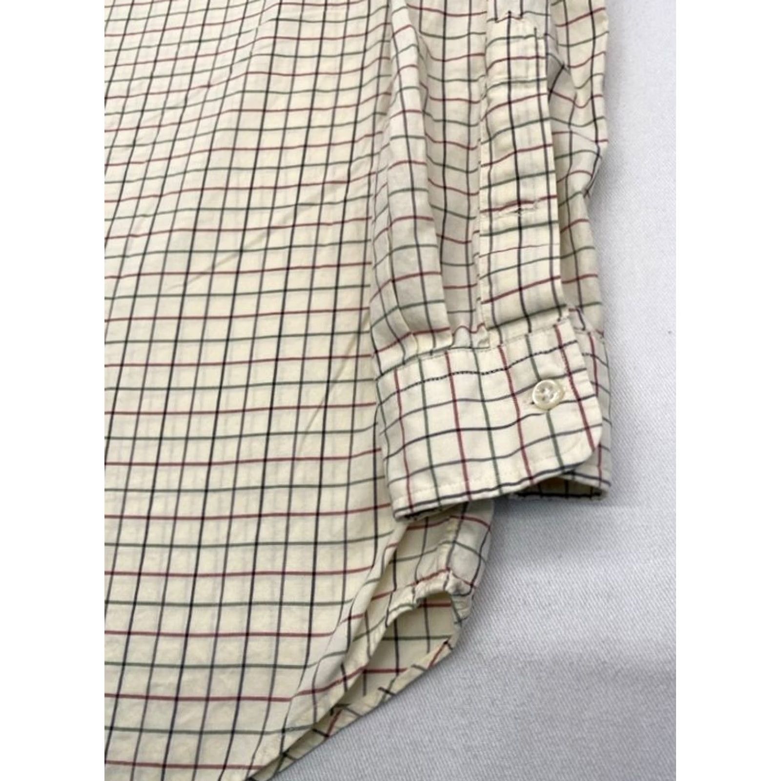 Ralph Lauren Ralph Lauren Mens Long Sleeve Button-Down Shirt Beige 100% Cotton Dress Shirt L Size US L / EU 52-54 / 3 - 3 Thumbnail