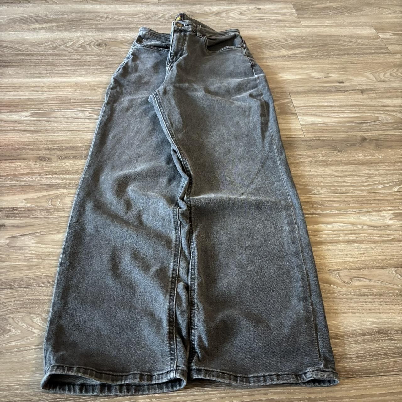 Vintage Crazy Vintage Y2K/2000s Grunge Faded Black Denim Jeans! 32x29 Size US 32 / EU 48 - 3 Thumbnail