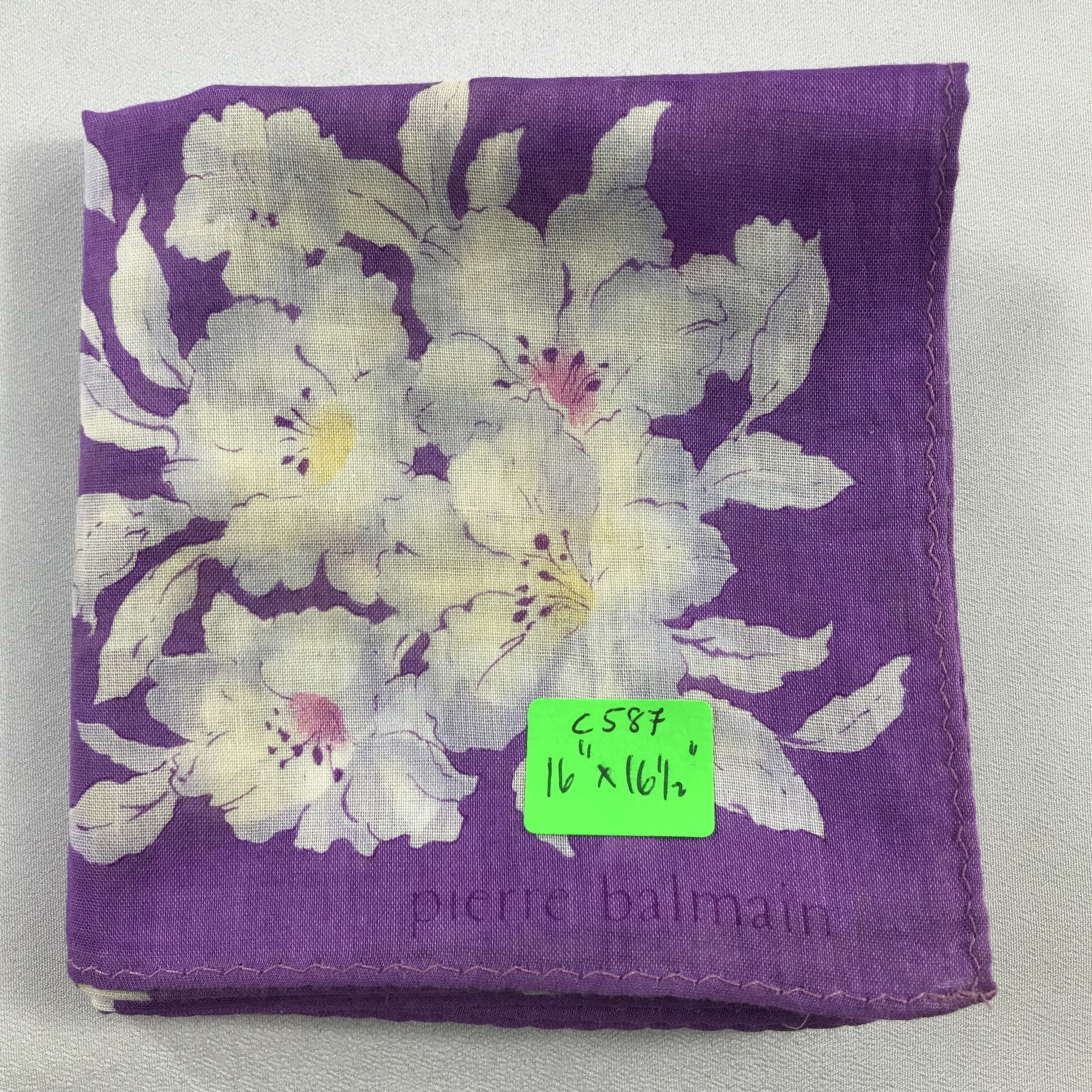 Pierre Balmain Pierre Balmain Handkerchief / Bandana / Neckerchief C587 Size ONE SIZE - 7 Thumbnail