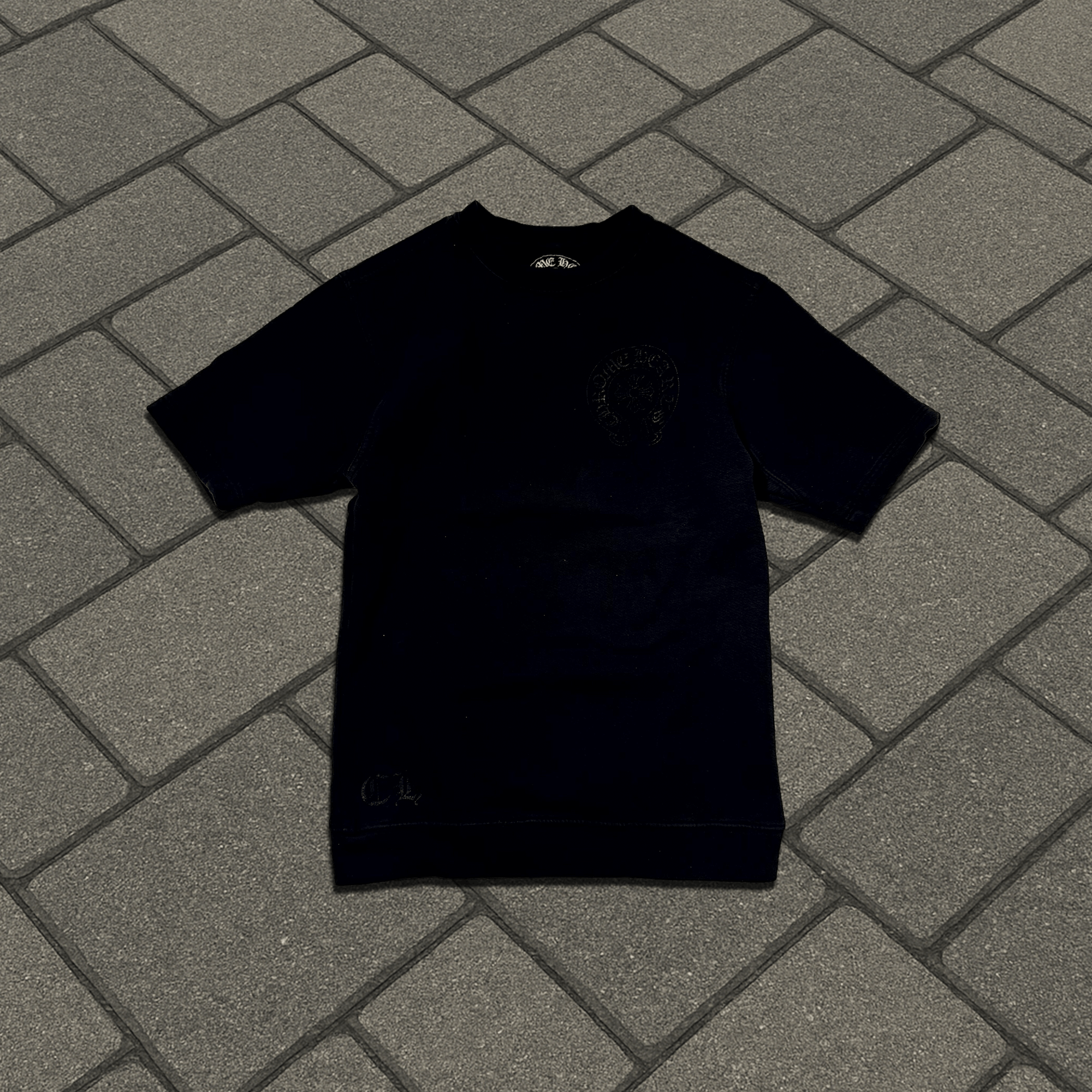 Chrome Hearts Chrome Hearts Black Raglan Horseshoe Tee Size US S / EU 44-46 / 1 - 2 Thumbnail