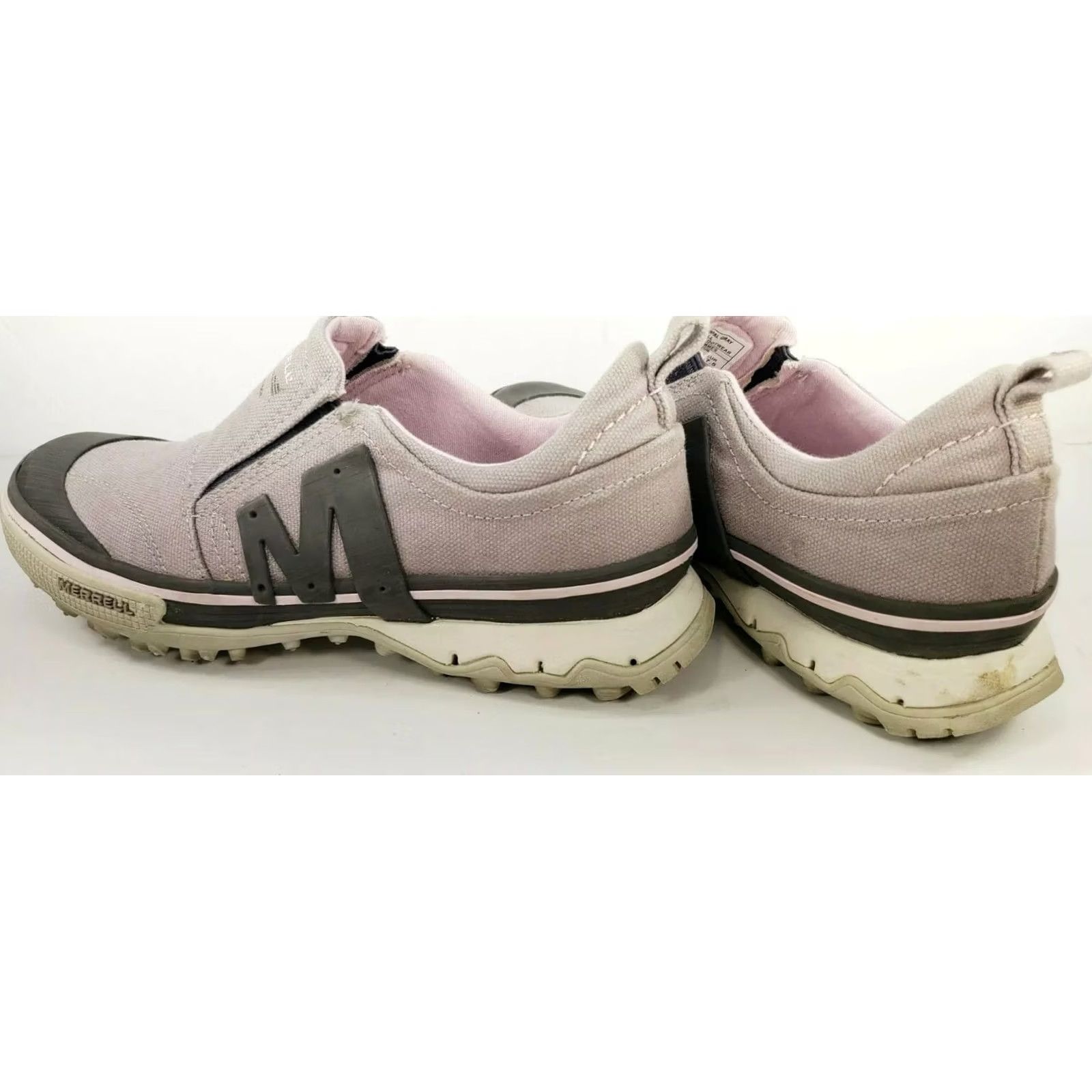 Merrell Merrell Opal Moc Gray Slip-on Sneaker Womens Size 7M Canvas Walking and Trail J75582 Size US 7 / IT 37 - 6 Thumbnail
