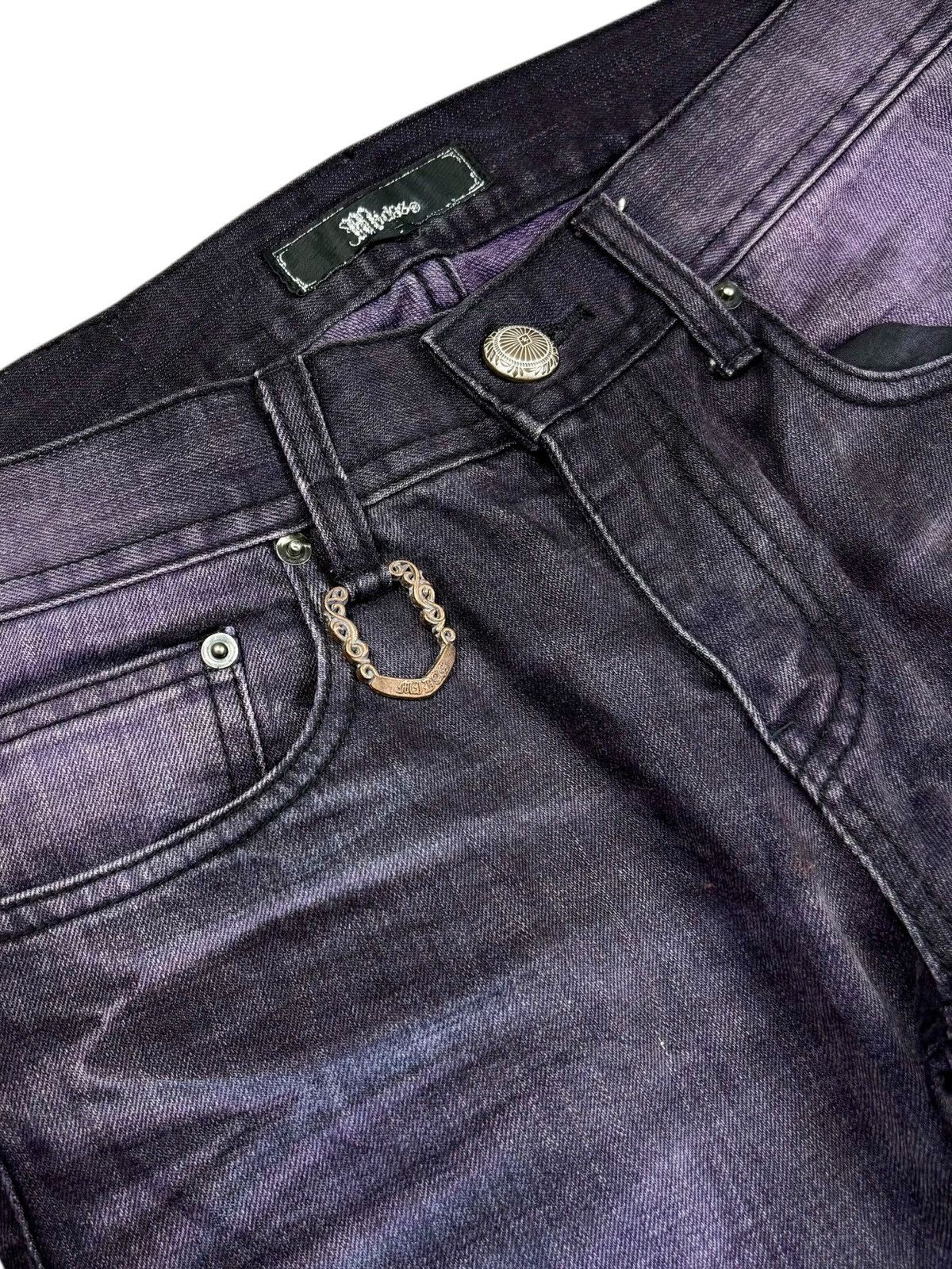 KMRii Archive Midas - Dark Purple Denim Pants Size US 29 - 8 Thumbnail