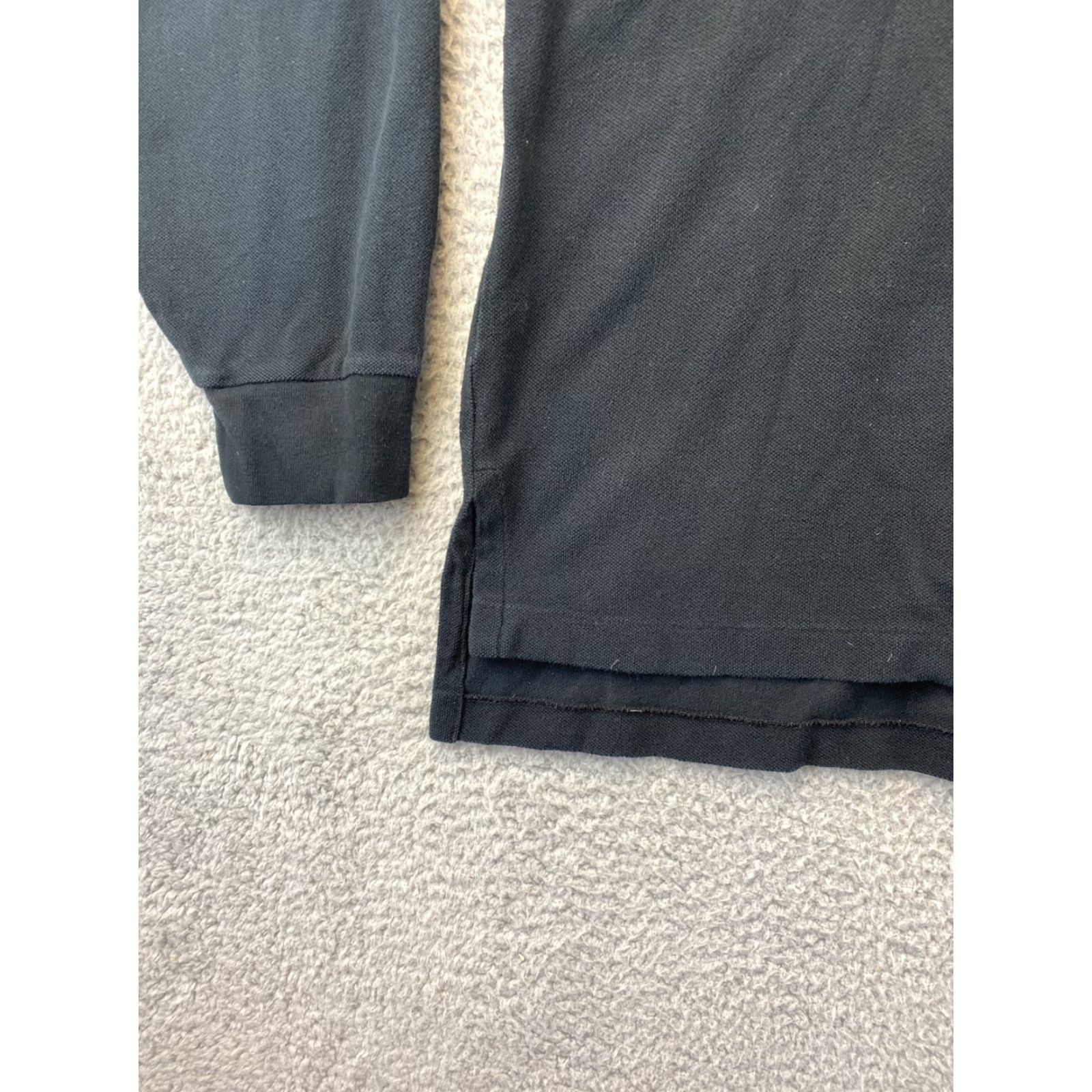 Polo Ralph Lauren Polo Ralph Lauren Men’s Shirt XL Black 1/4 Button Pullover Long Sleeve Mock Neck Solid Knit Cotton Logo Polo Pullover American Classic Style Size US XL / EU 56 / 4 - 5 Thumbnail