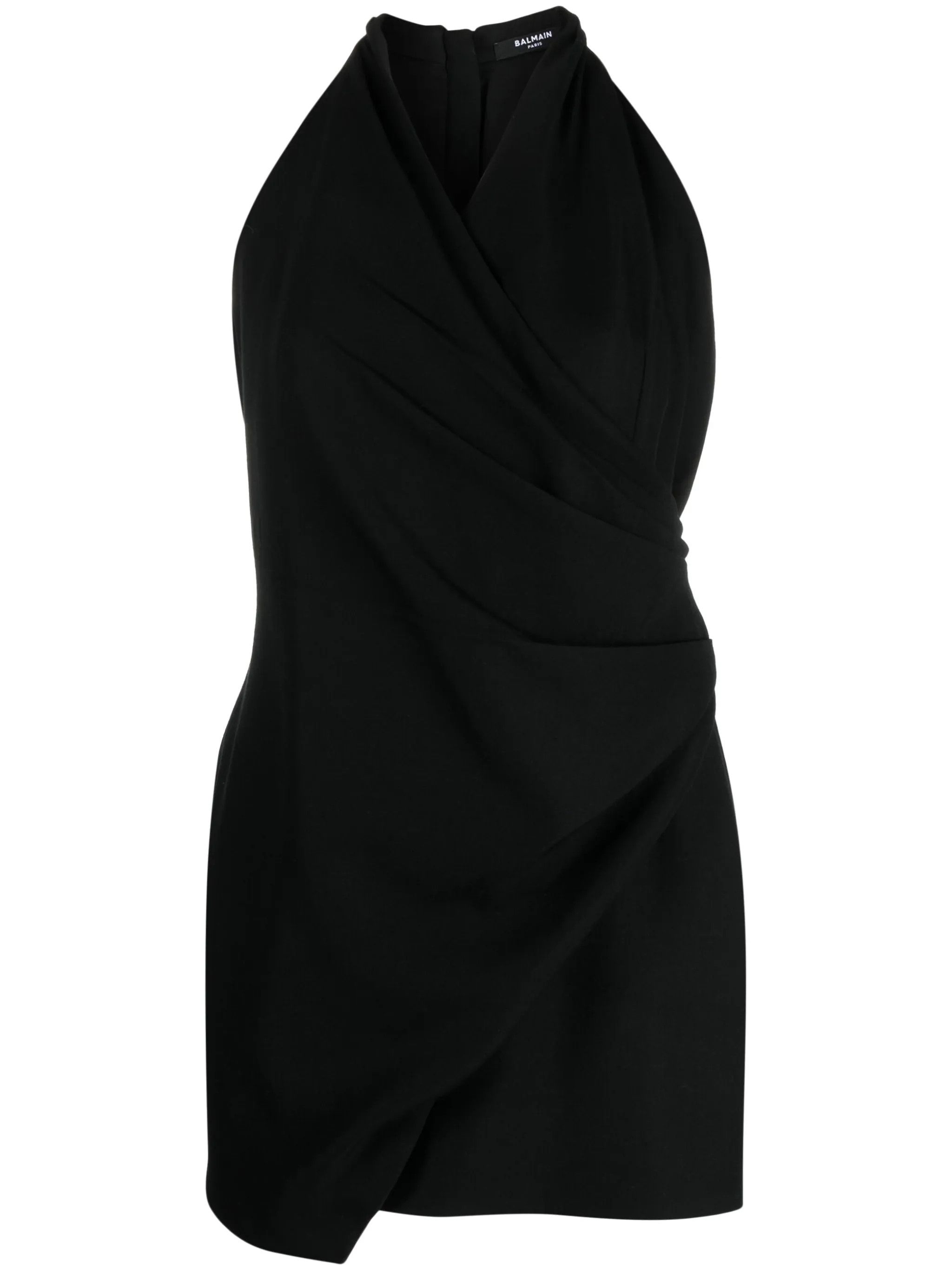 Balmain o1y0525 Mini Dress in Black Size XL / US 12-14 / IT 48-50 - 1 Thumbnail