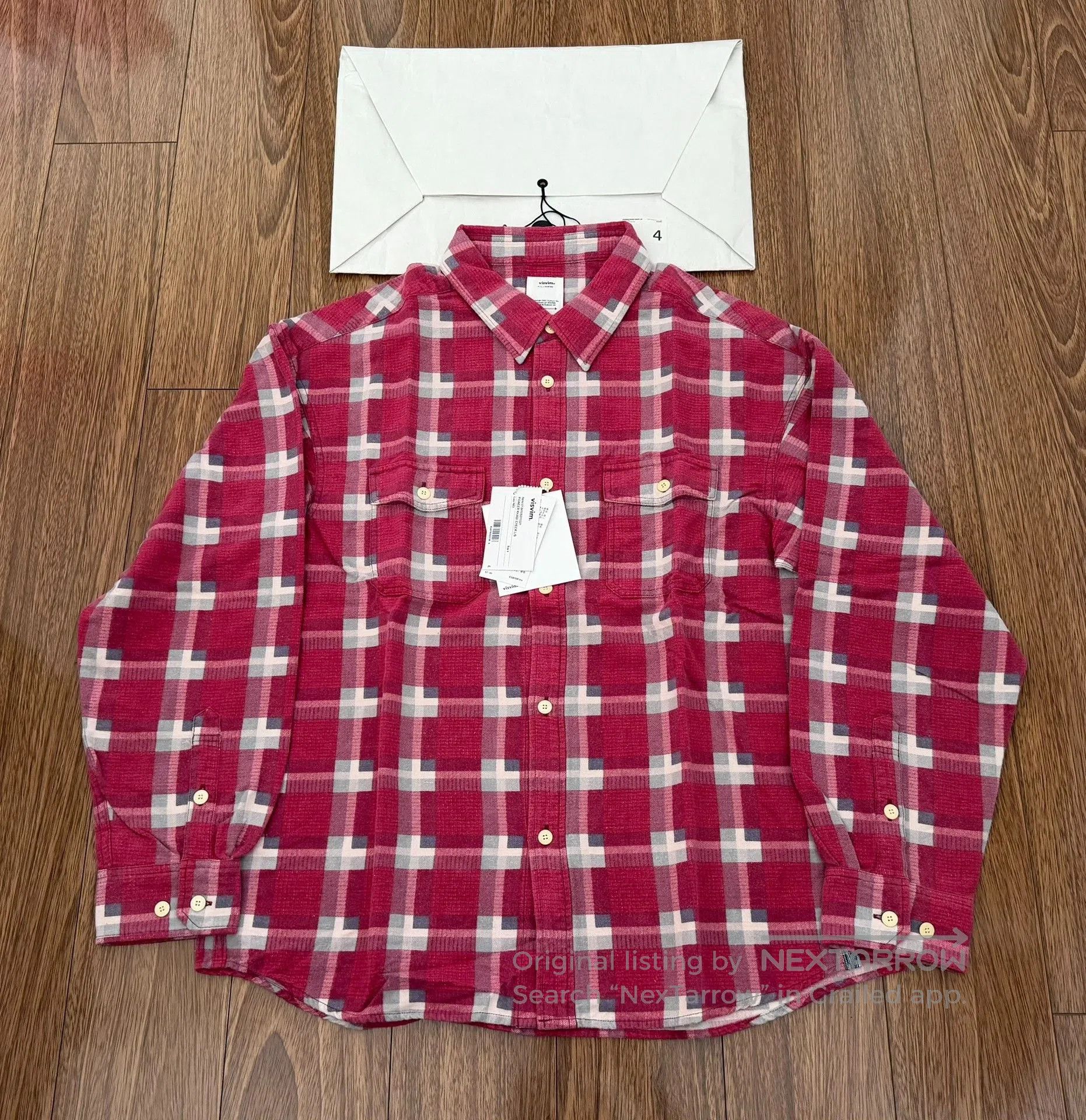 Visvim VISVIM 24SS PIONEER KHADI CHECK SHIRT. Size US XL / EU 56 / 4 - 3 Thumbnail