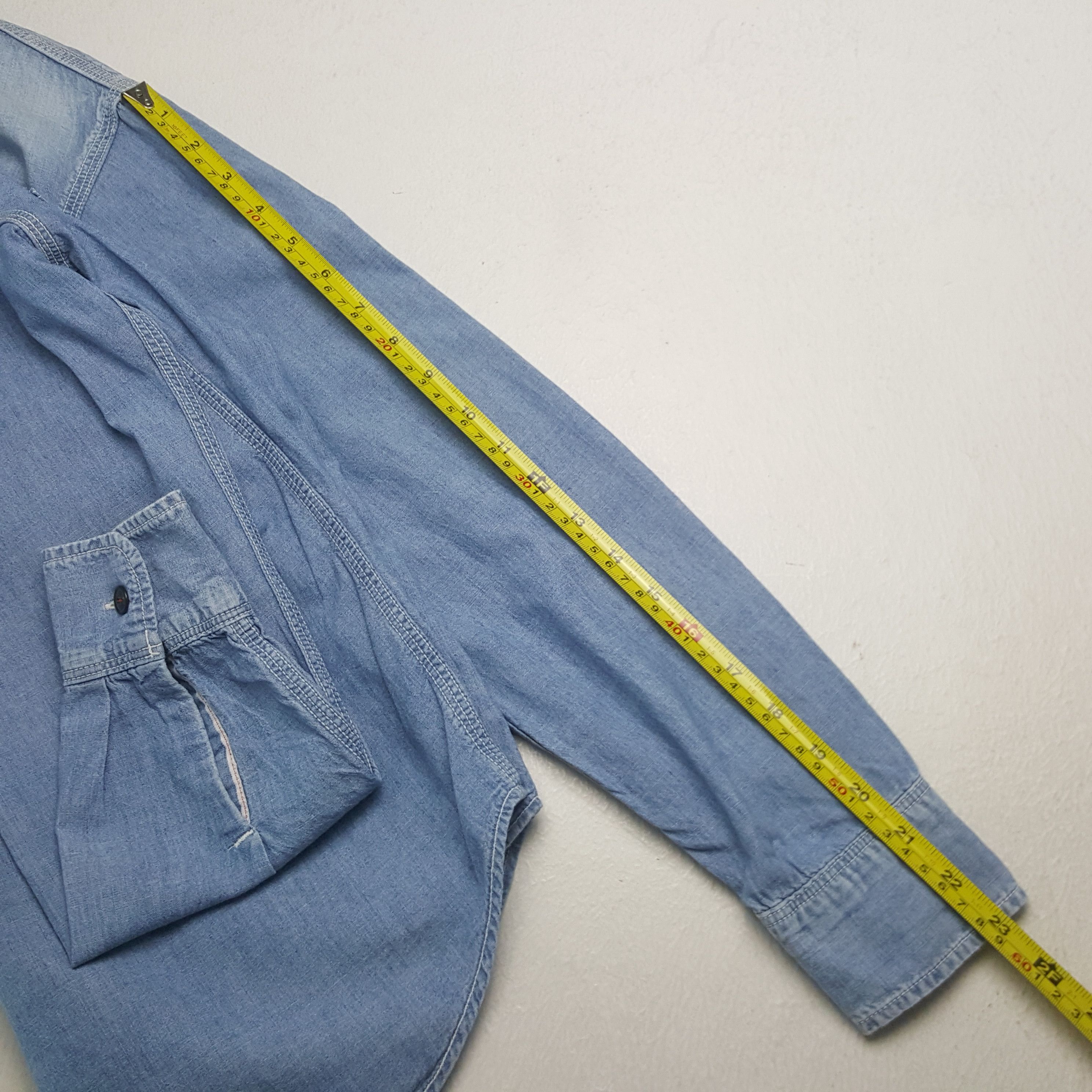 KATO Vintage Kato Japanese Brand Denim Shirt Button Up 31 Size US M / EU 48-50 / 2 - 6 Thumbnail