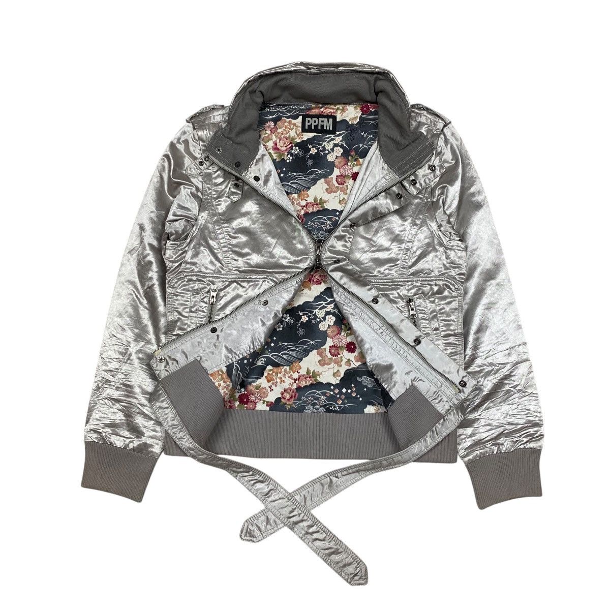 PPFM PPFM Detachable Bondage Cargo Jacket Silver Size US L / EU 52-54 / 3 - 9 Thumbnail