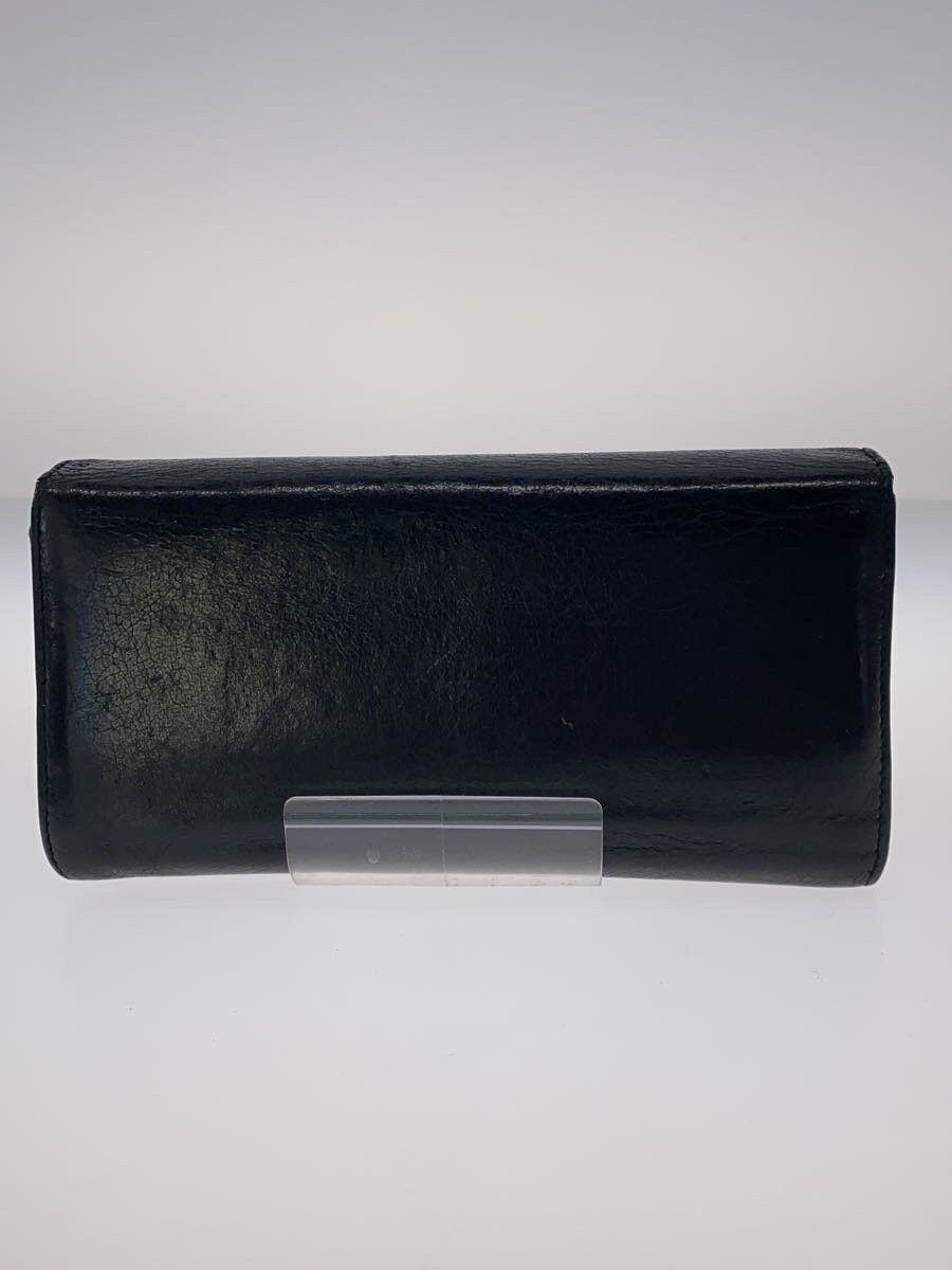 Balenciaga Balenciaga Leather Long Wallet Black Size ONE SIZE - 2 Thumbnail