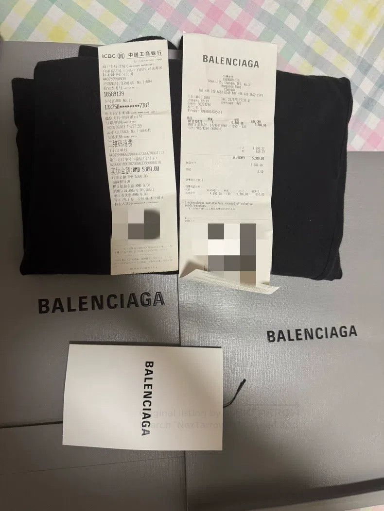 Balenciaga Balenciaga Letter Printed Round Neck Short Sleeve T-Shirt Size US XXS / EU 40 - 8 Thumbnail