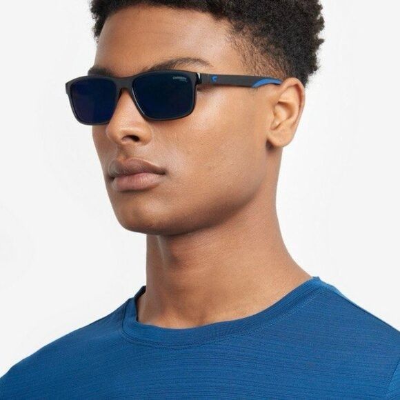 Carrera CARRERA 2047T/S 03U5 IR Sunglasses Grey/Green Rectangle Size ONE SIZE - 3 Thumbnail