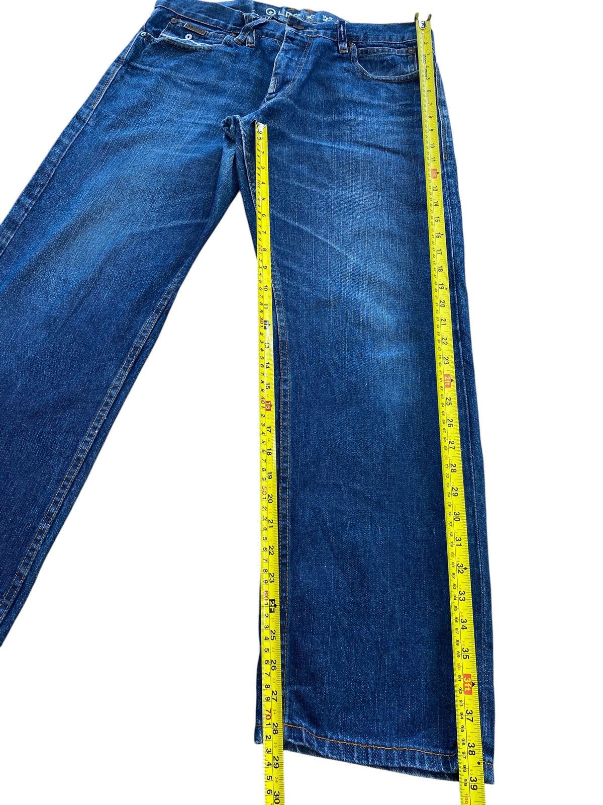 LRG LR Geans Blue Wash Style Straight Leg Jeans Size US 34 / EU 50 - 8 Thumbnail