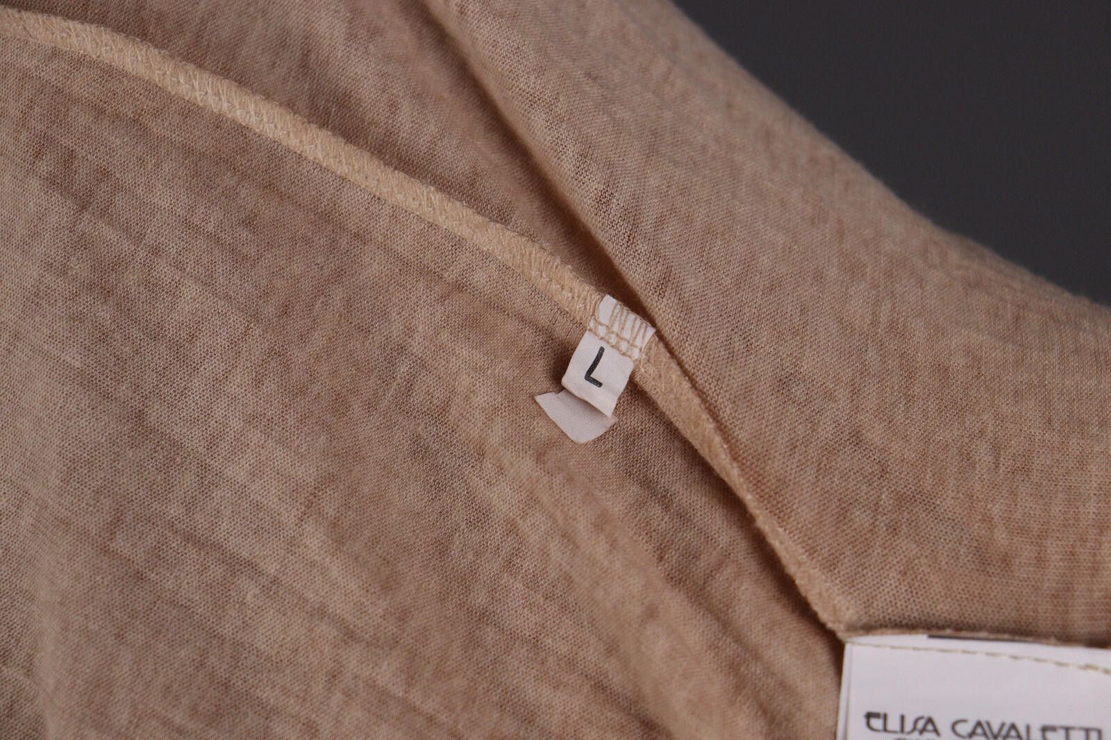 Elisa Cavaletti Club Sono Italiano Linen Cardugan Size L