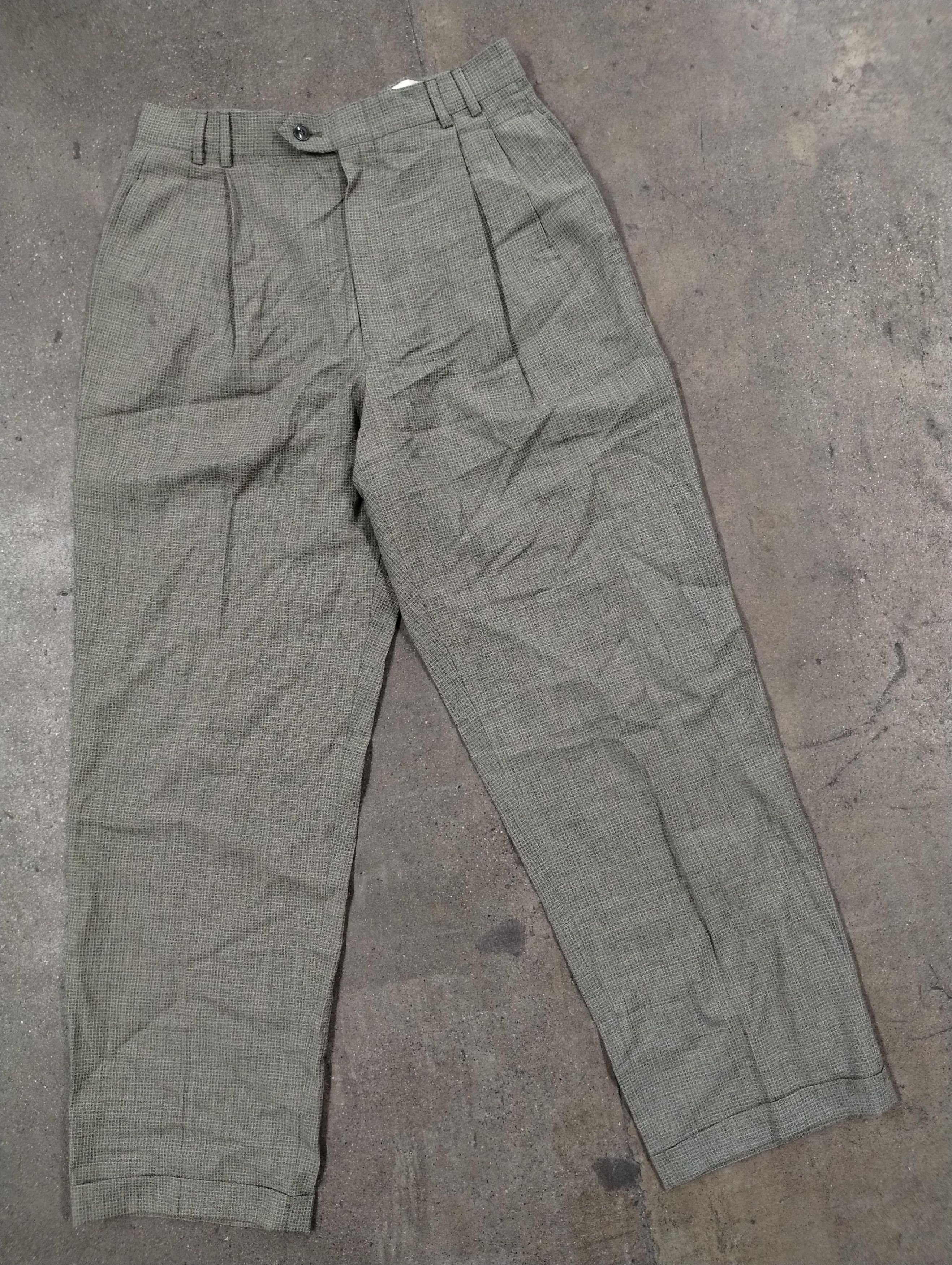 Vintage Vintage Checker Pattern Dress Pants Size US 30 / EU 46 - 1 Thumbnail