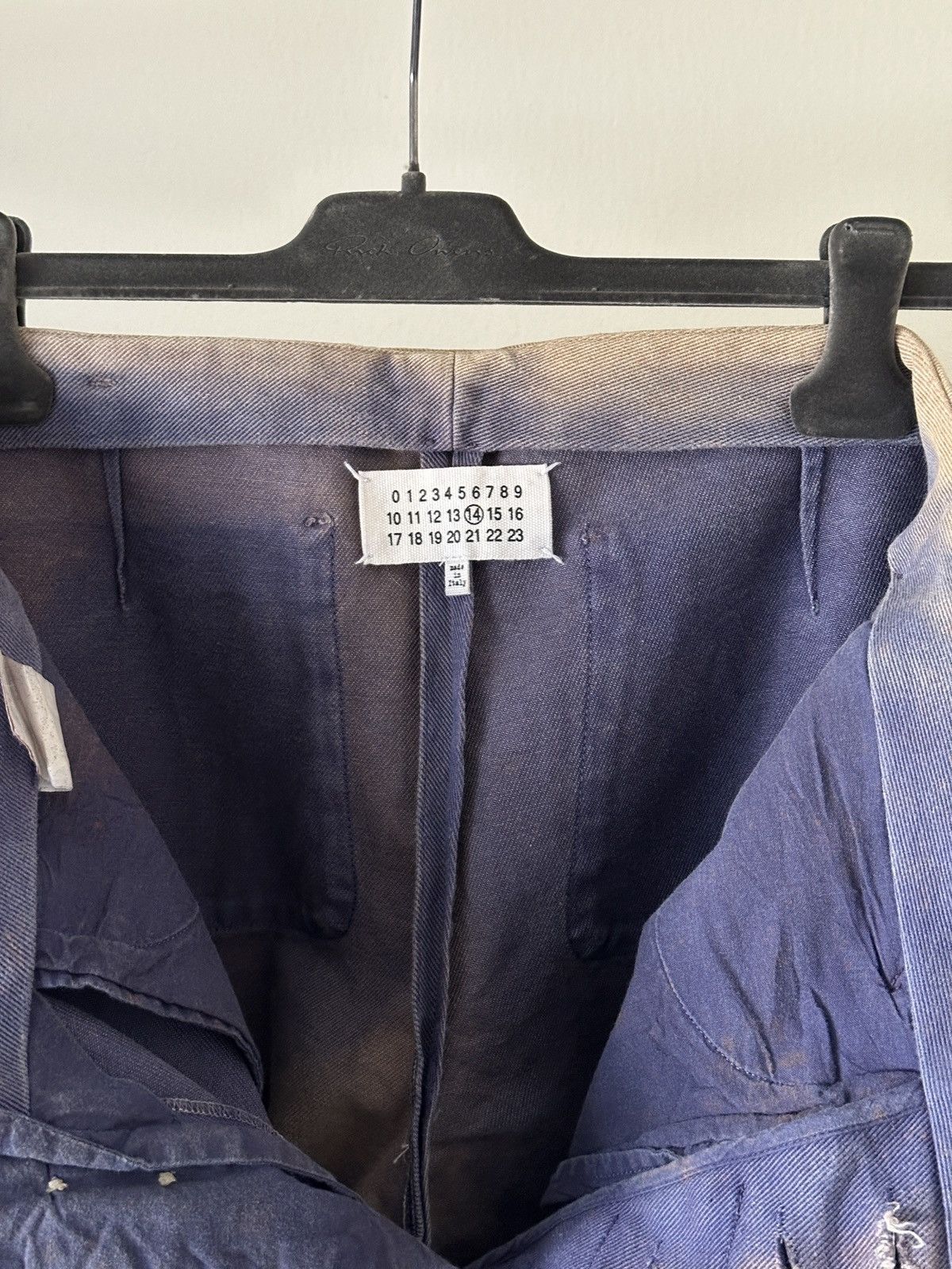 Maison Margiela SS2014 Maison Margiela Blue Sun Faded Pant Size US 32 / EU 48 - 13 Thumbnail