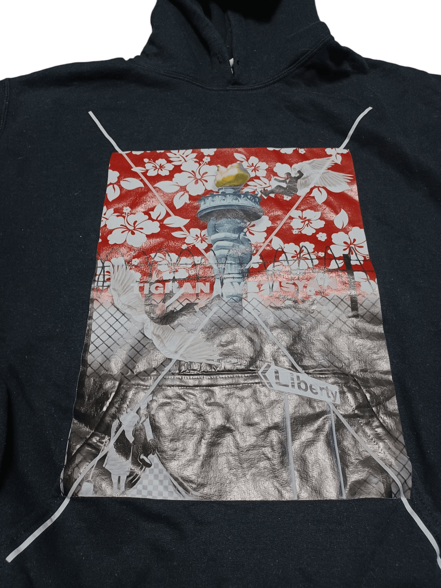 Tigran Avetisyan TIGRAN AVETISYAN DESIGNER STATUE OF LIBERTY HOODIE Size US M / EU 48-50 / 2 - 2 Thumbnail