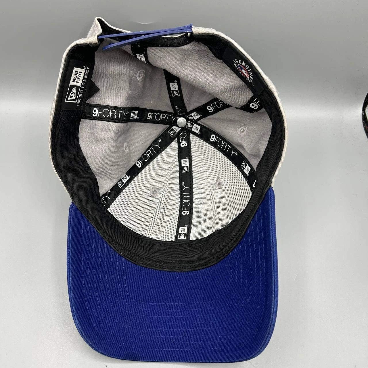 New Era Los Angeles LA Dodgers Hat Men Gray Blue Snap Back Cotton Size ONE SIZE - 2 Thumbnail