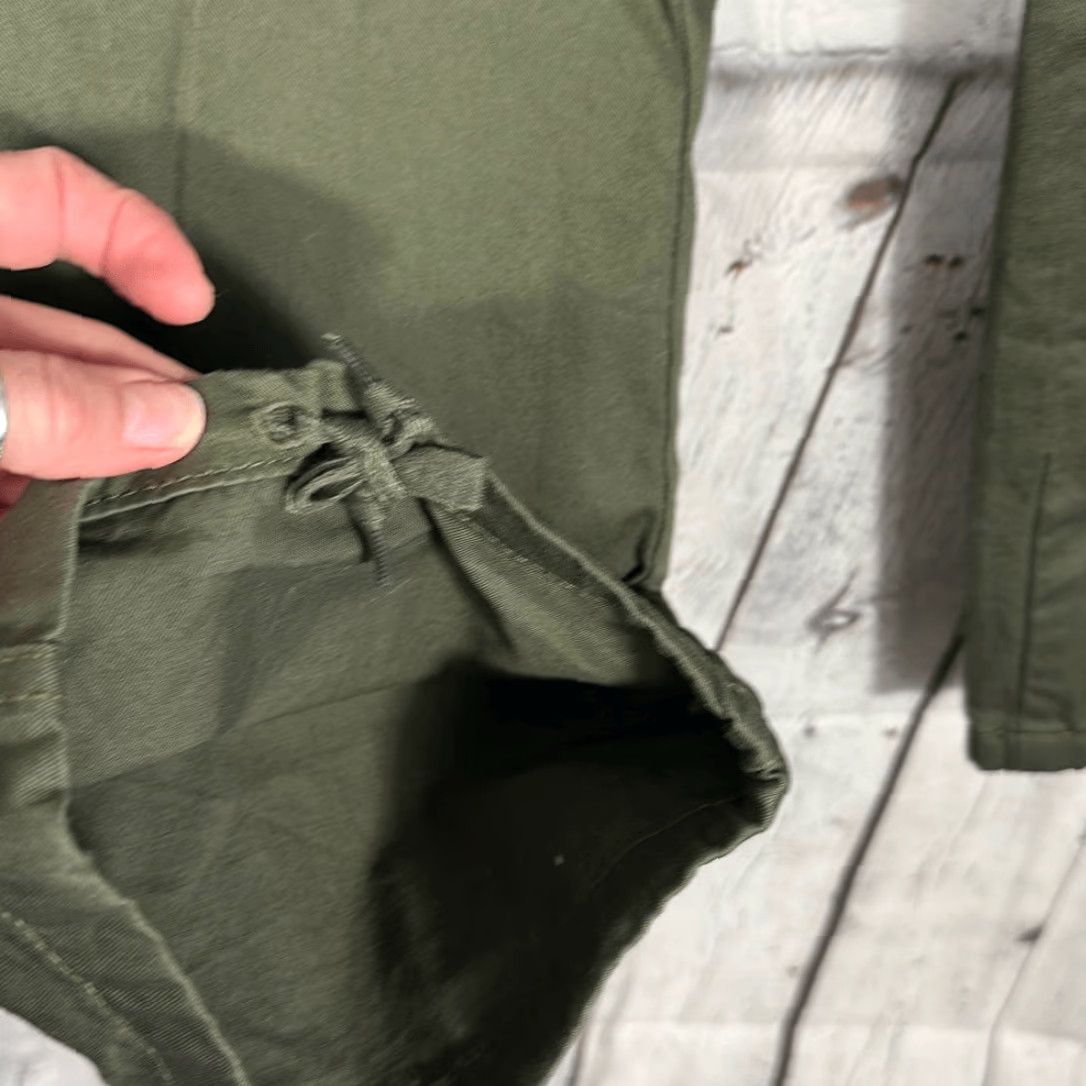 Levi's VINTAGE Levi's 94 Baggy Cargo Pants Women's 27 Olive Green Wide-Leg Skater Size 27" / US 4 / IT 40 - 2 Thumbnail