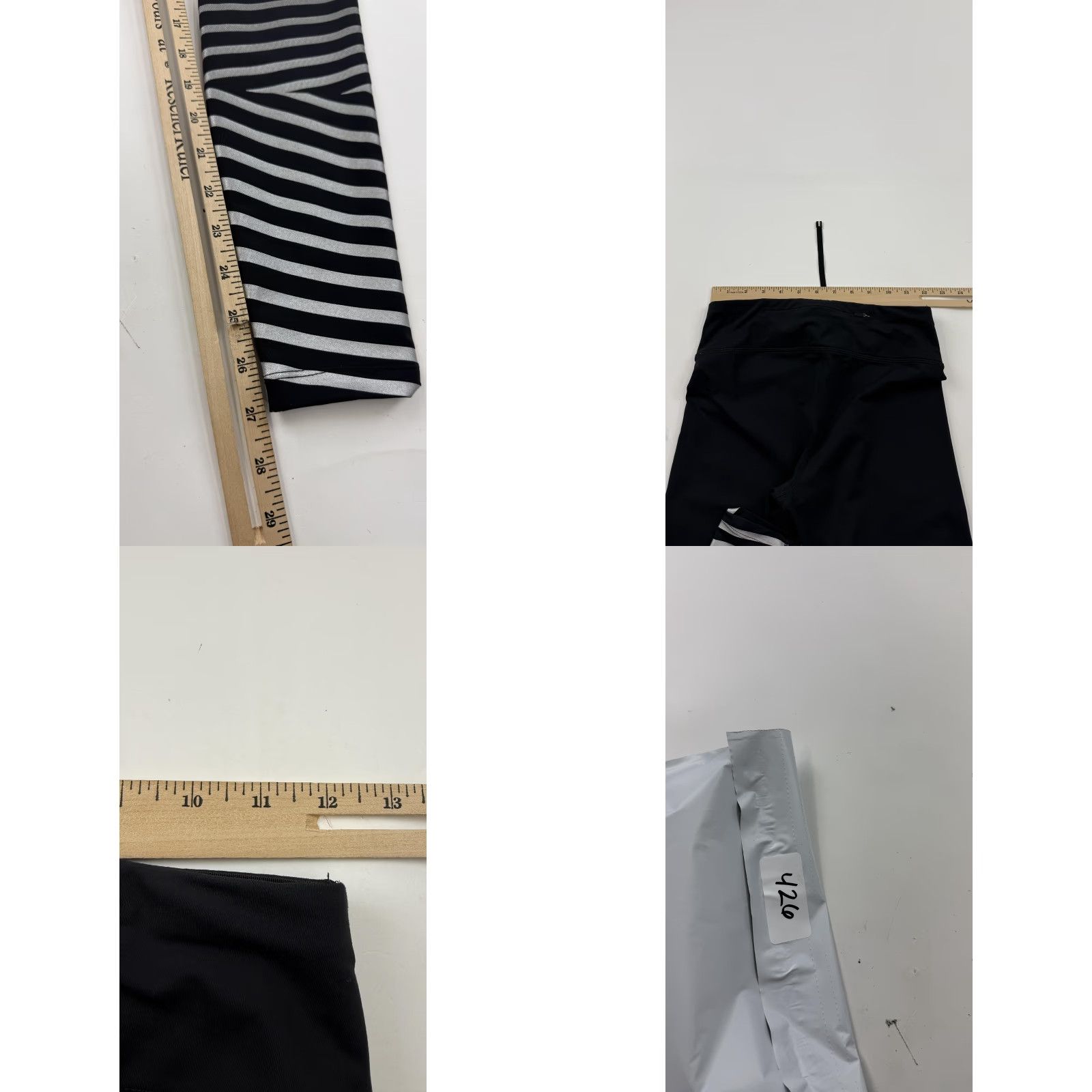 Nike Nike Leggings Womens XS Black Reflective Stripe Running Dri-Fit Size 26" / US 2 / IT 38 - 8 Thumbnail