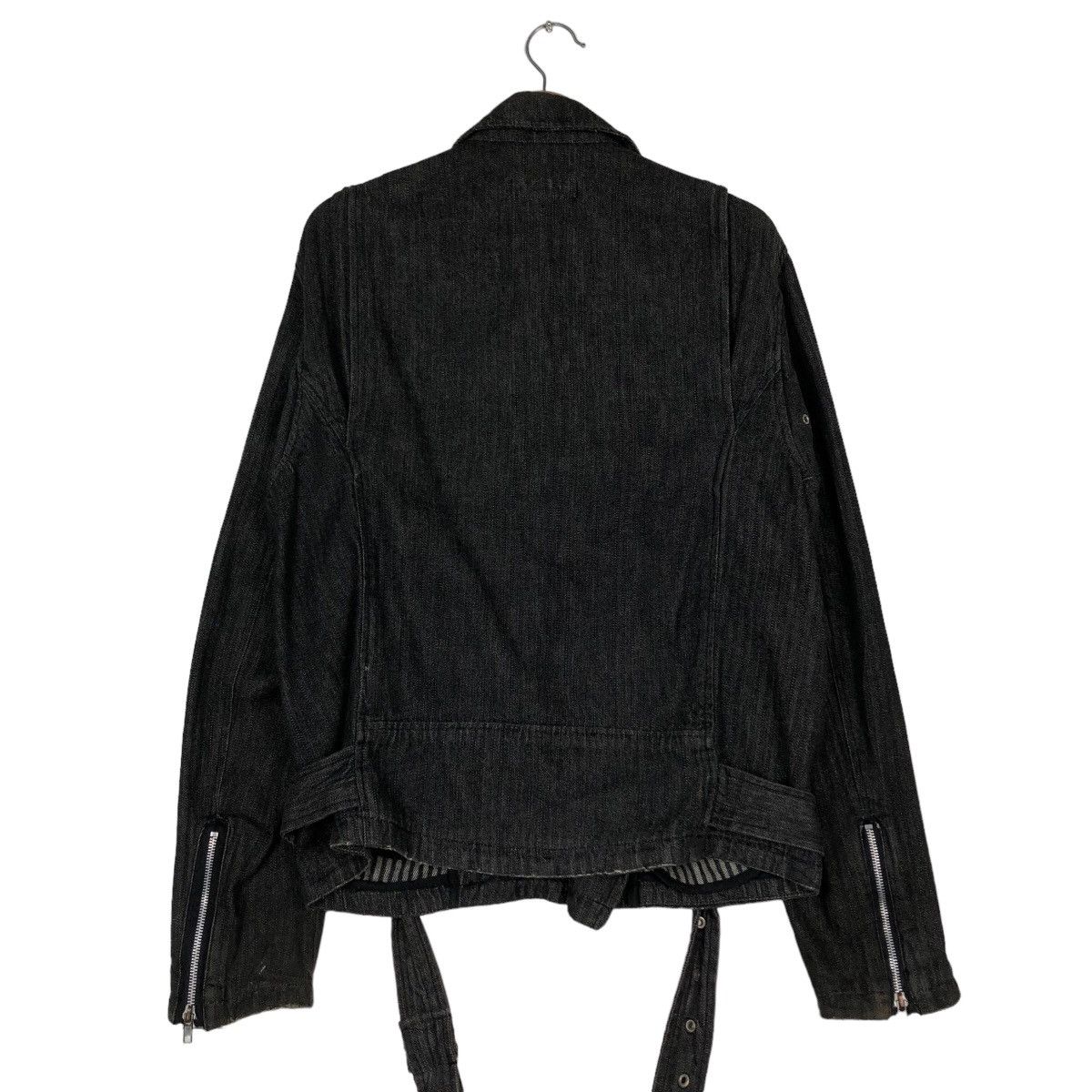 Japanese Brand Biker Jacket Bondage Double Breast Suggestion Japan Striped Size US M / EU 48-50 / 2 - 8 Thumbnail
