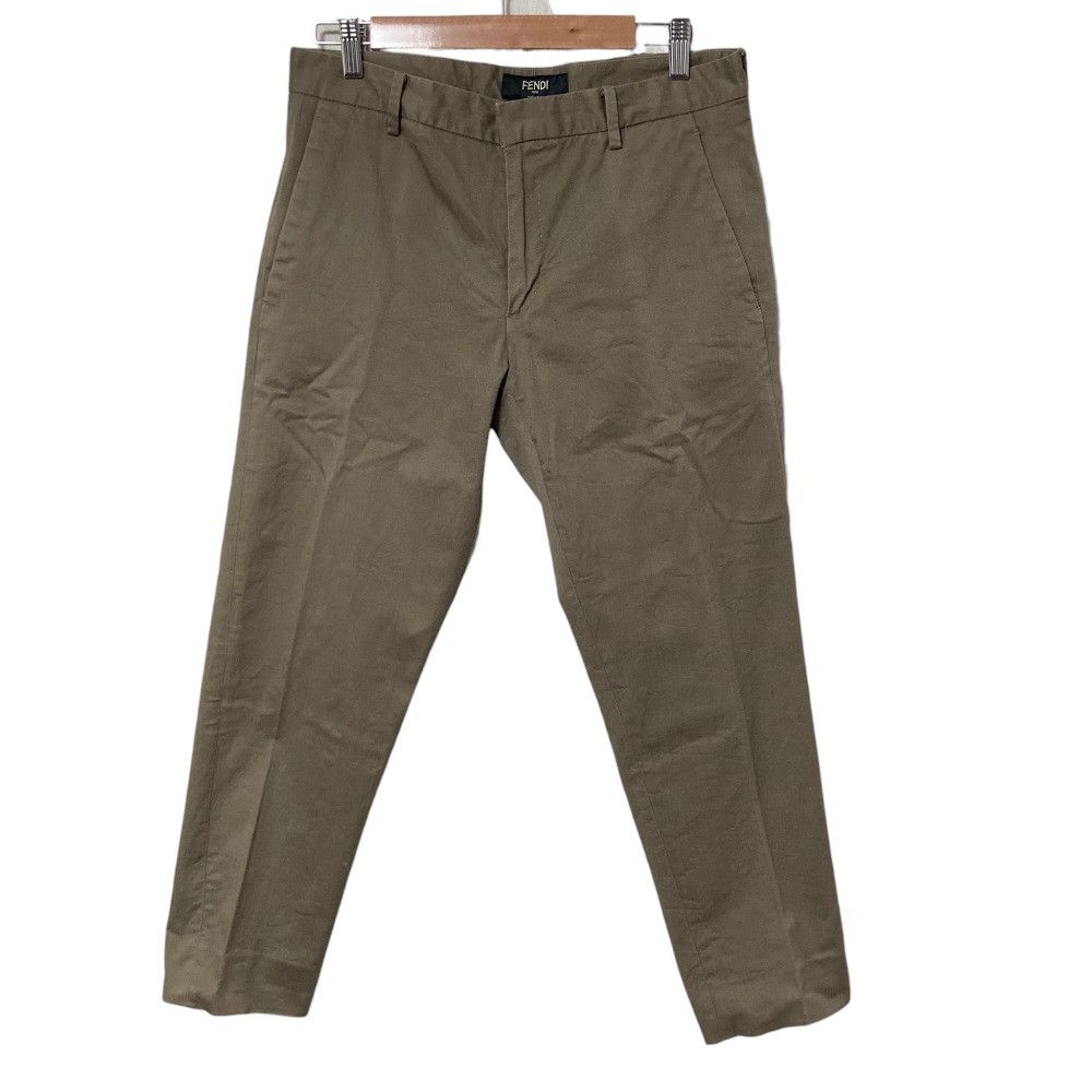 Fendi Fendi Fendi Stretch Cotton Trousers Textile Pants DUTY FREE for USA Size ONE SIZE - 1 Thumbnail