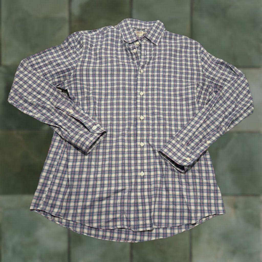 Faherty Faherty Button-Down Shirt Plaid Cotton Blend Men’s M Multicolor Casual Shirt 90s? (ignore decade) Size US M / EU 48-50 / 2 - 1 Thumbnail