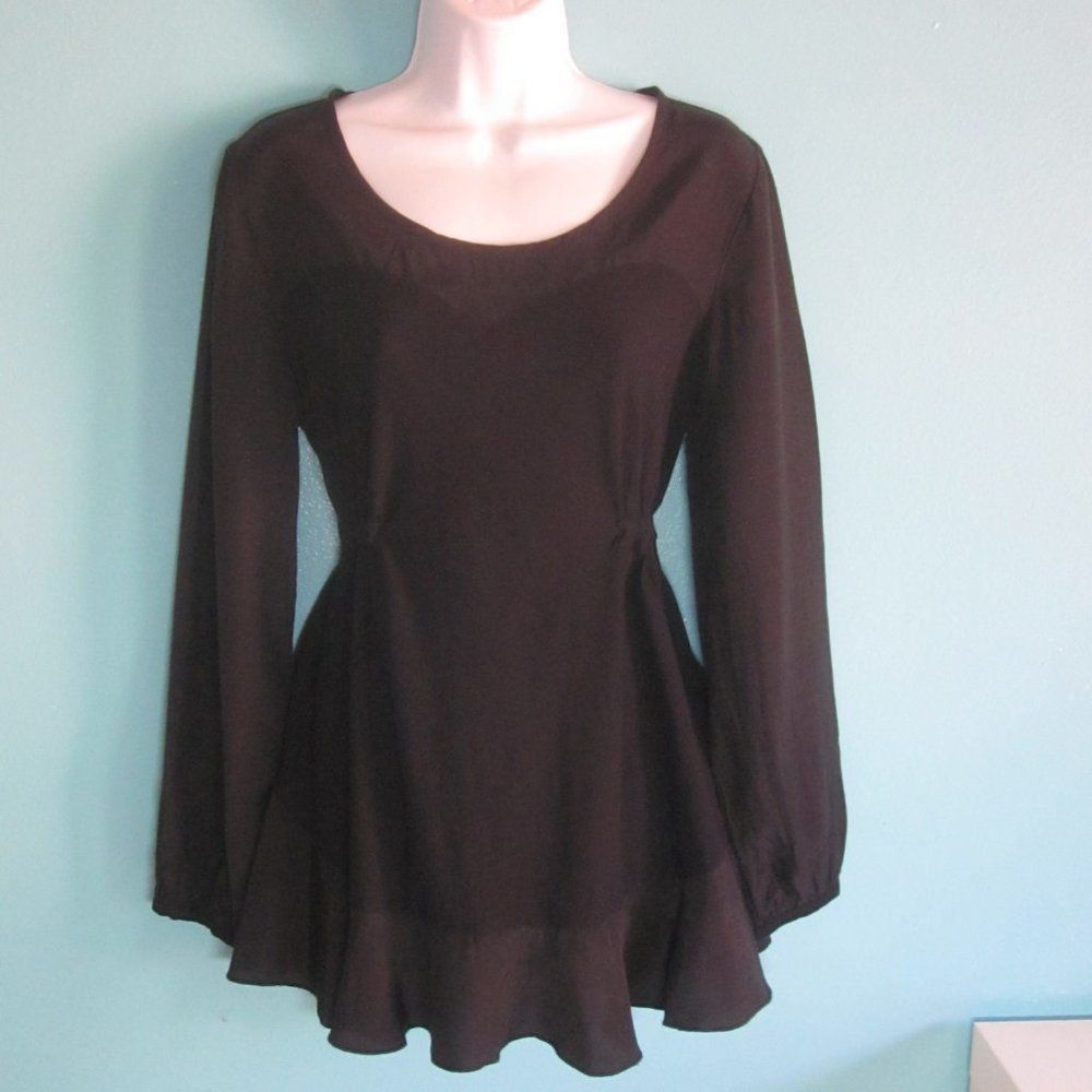 Other Cannisse Paris Womens Black Top Size 2 (US 6 / 8) Size M / US 6-8 / IT 42-44 - 5 Thumbnail