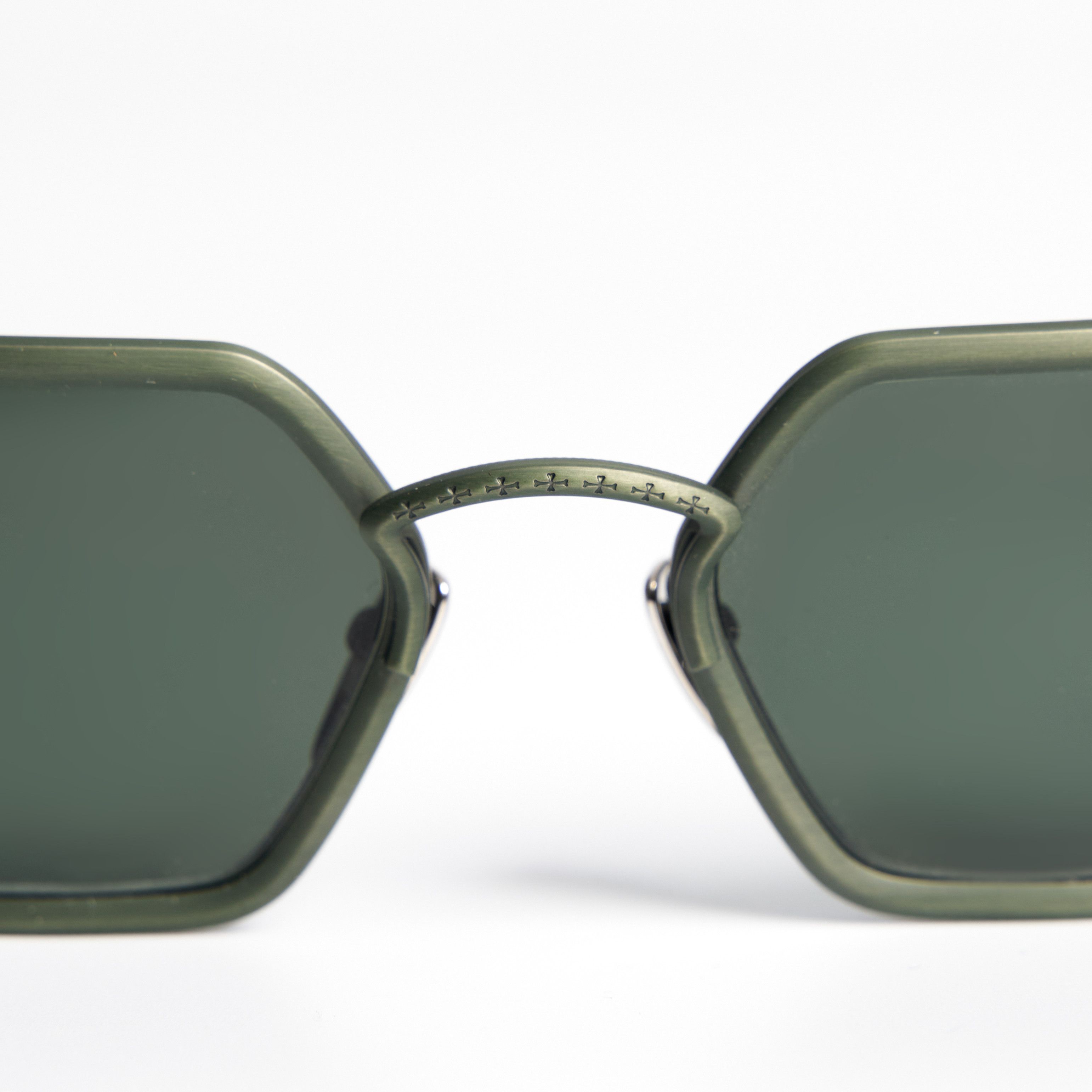 Chrome Hearts CHROME HEARTS DATASS BRUSHED DARK OLIVE | Grailed