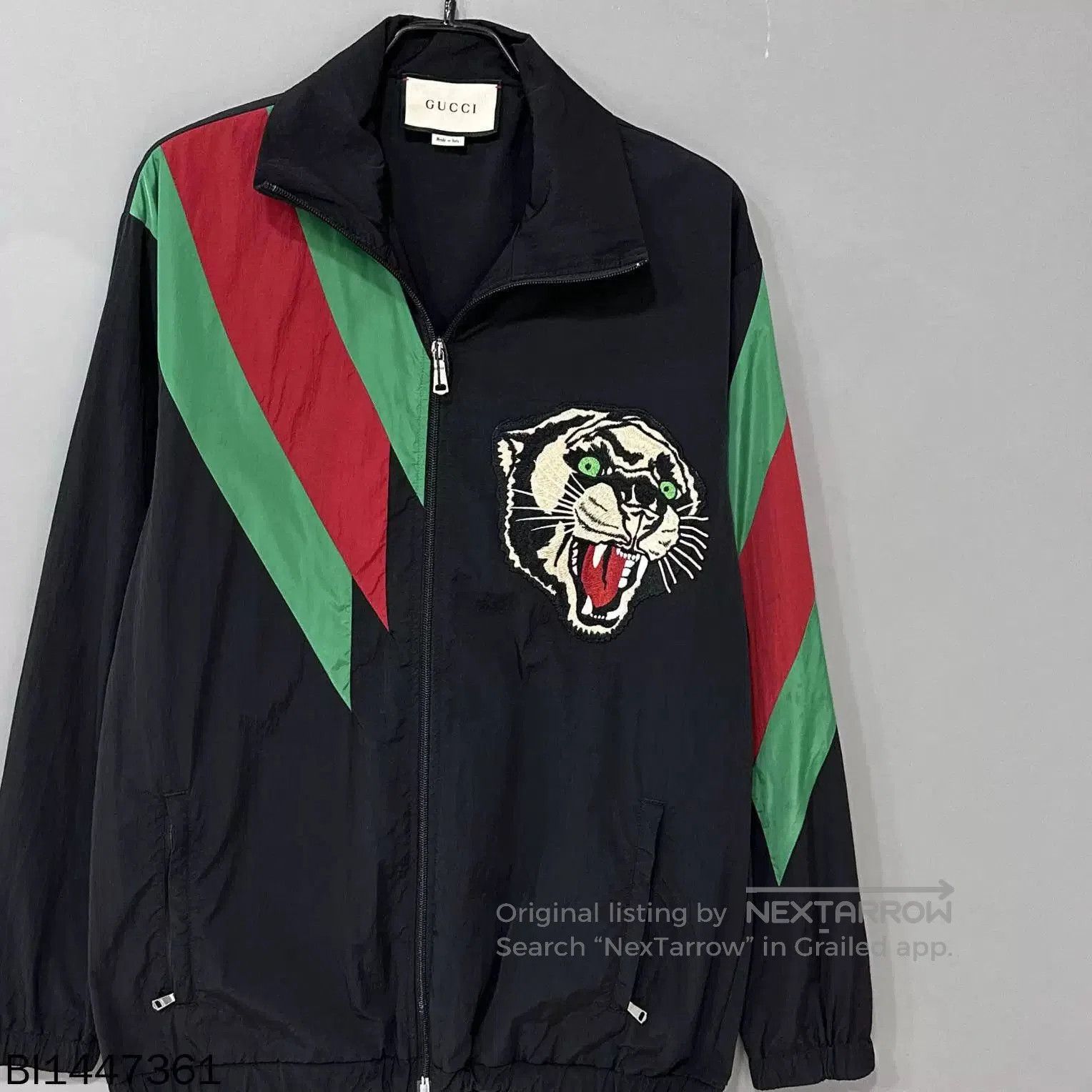 Gucci gucci striped tiger nylon jacket. Size US XS / EU 42 / 0 - 5 Thumbnail