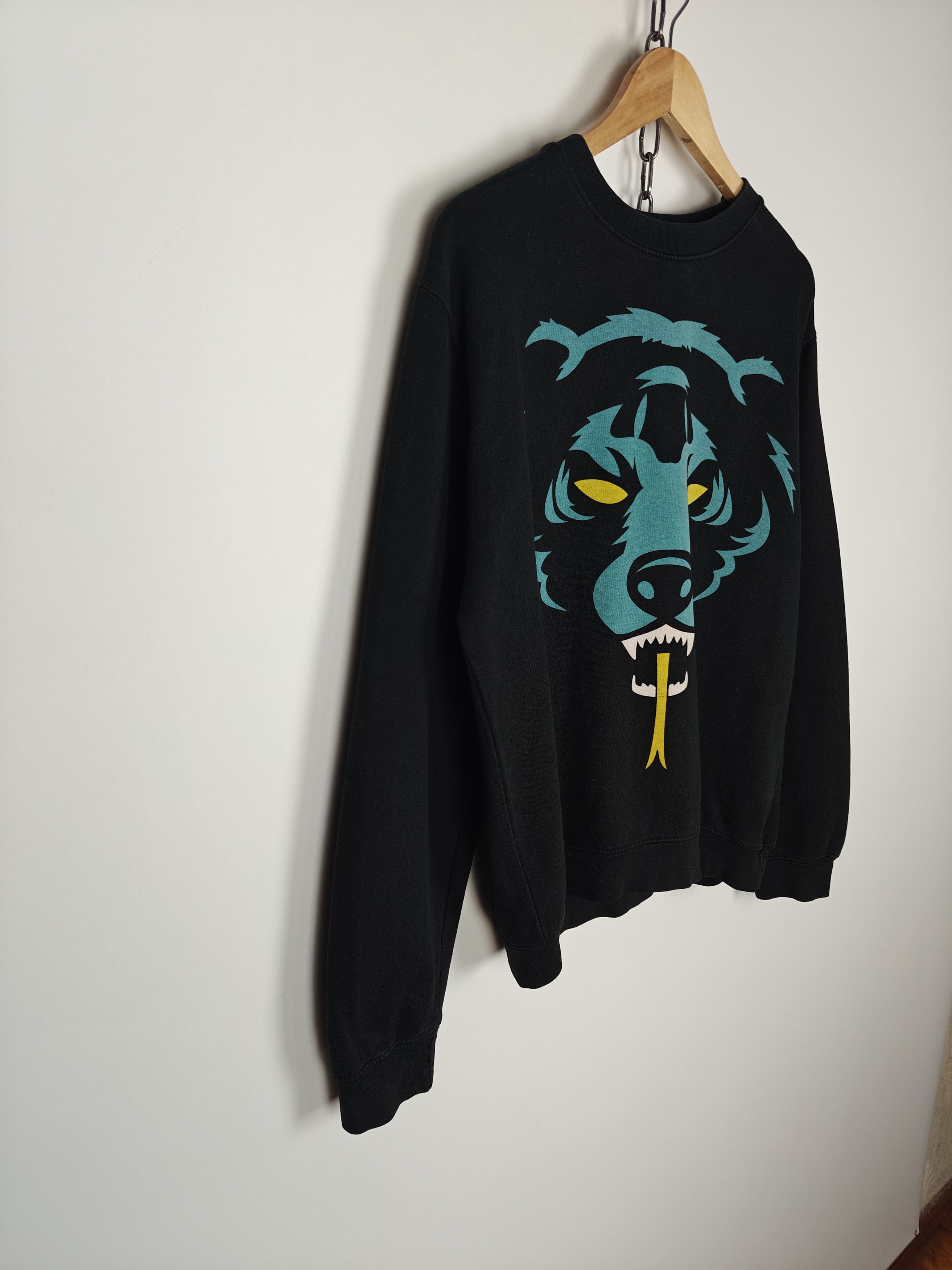 Mishka Mishka NYC Sweatshirt Crewneck Bear Logo Black M Size US M / EU 48-50 / 2 - 6 Thumbnail