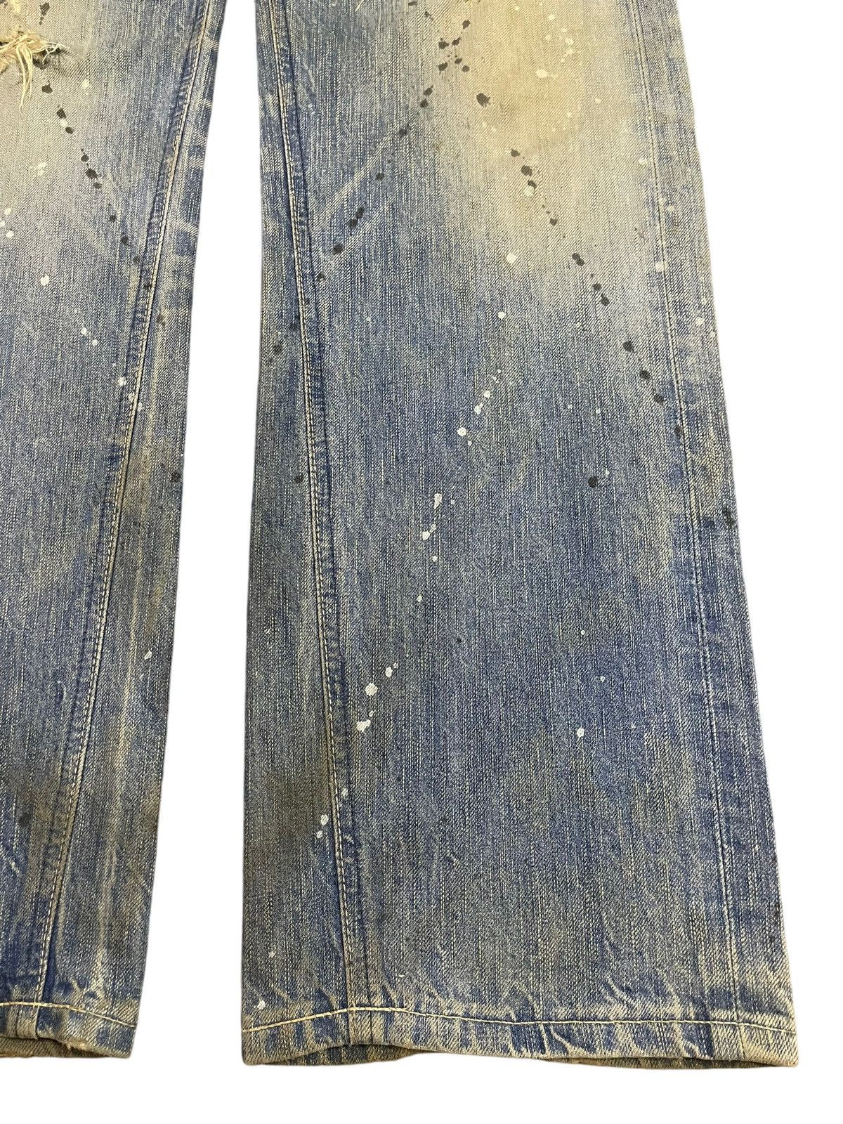 Edwin Vintage Japan Edwin 503 Mud Wash Paint Splatter Loose Jeans Size US 34 / EU 50 - 8 Thumbnail