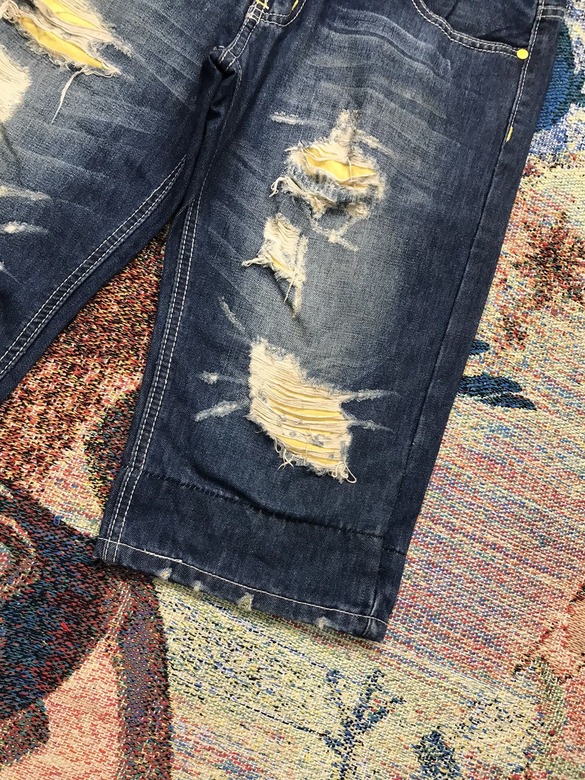 Japanese Brand Vintage BT. Play distressed jort Size US 34 / EU 50 - 5 Thumbnail