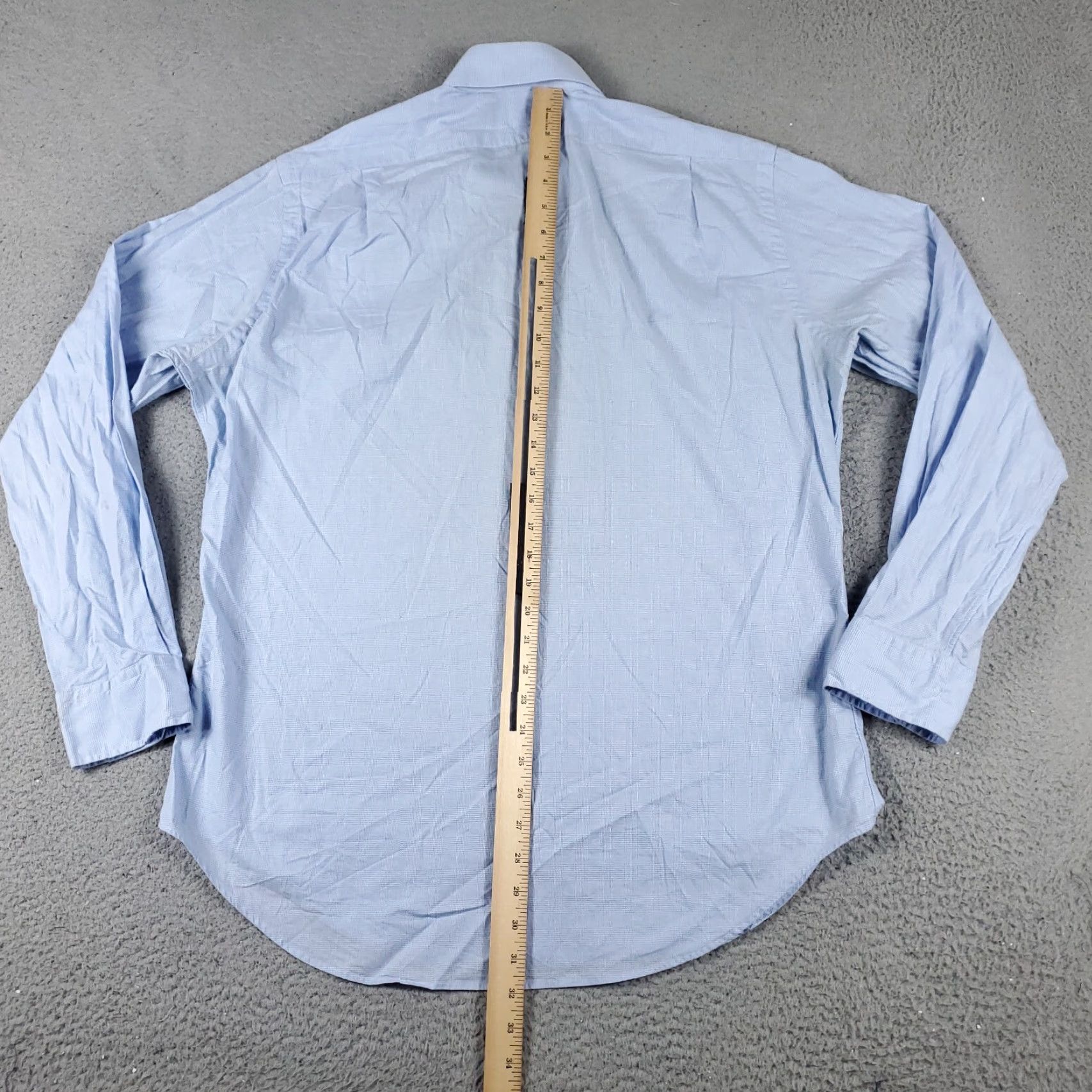 Ralph Lauren Ralph Lauren Dress Shirt Mens 16 Blue Long Sleeve Button Up Classic Cotton Size 42R - 4 Thumbnail