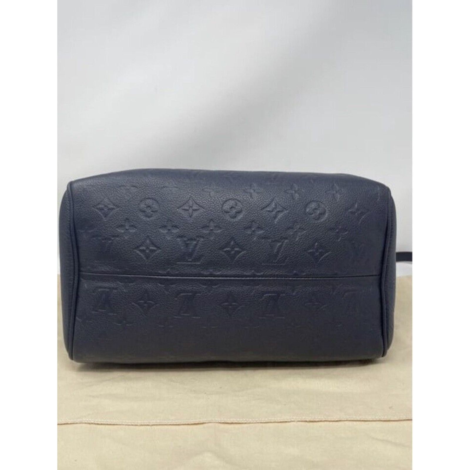 Louis Vuitton Louis Vuitton Speedy 30 Marine Rouge Empreinte Size ONE SIZE - 7 Thumbnail