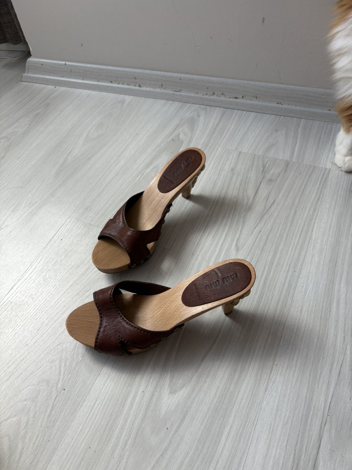 Miu Miu Miumiu clog mules Size US 7.5 / IT 37.5 - 21 Thumbnail