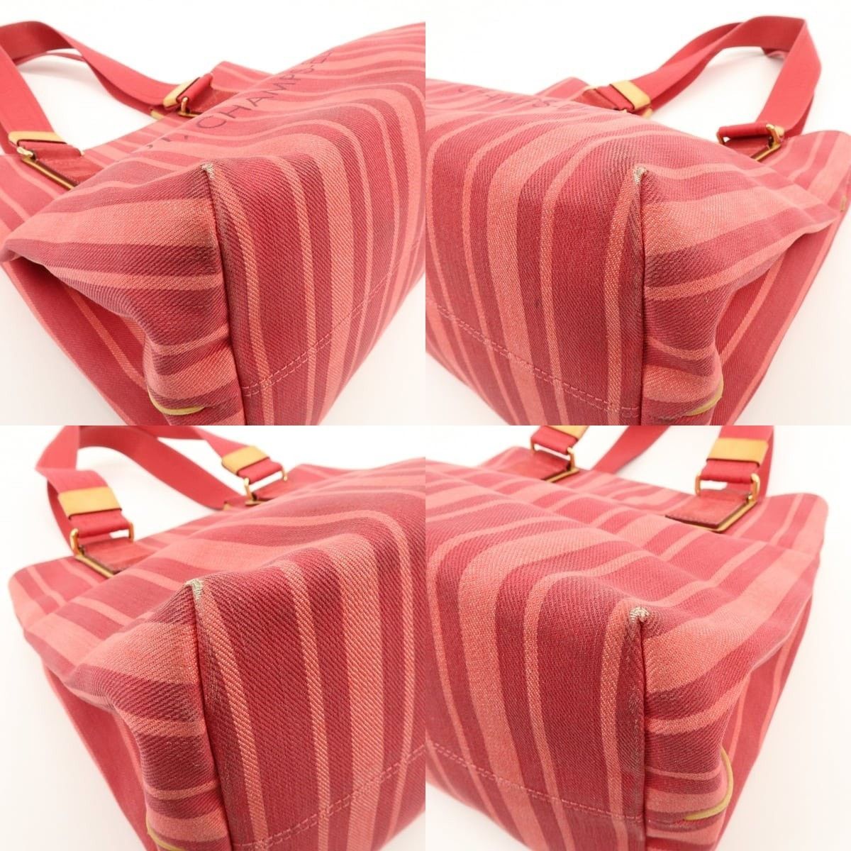 Louis Vuitton Louis Vuitton Plan Soleil Cabas PM Canvas Tote Red Size ONE SIZE - 5 Thumbnail