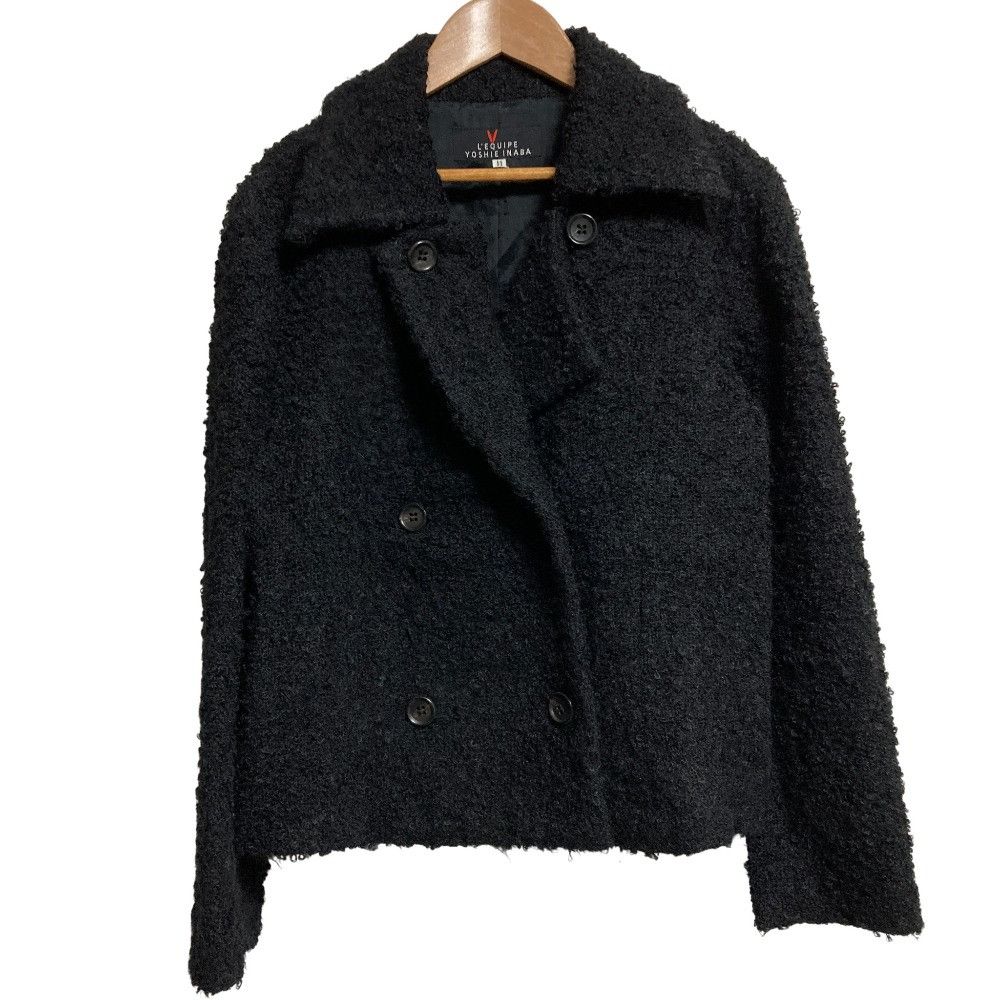 Other L'EQUIPE YOSHIE INABA Tweed Double Coat Textile Outerwear DUTY FREE for USA