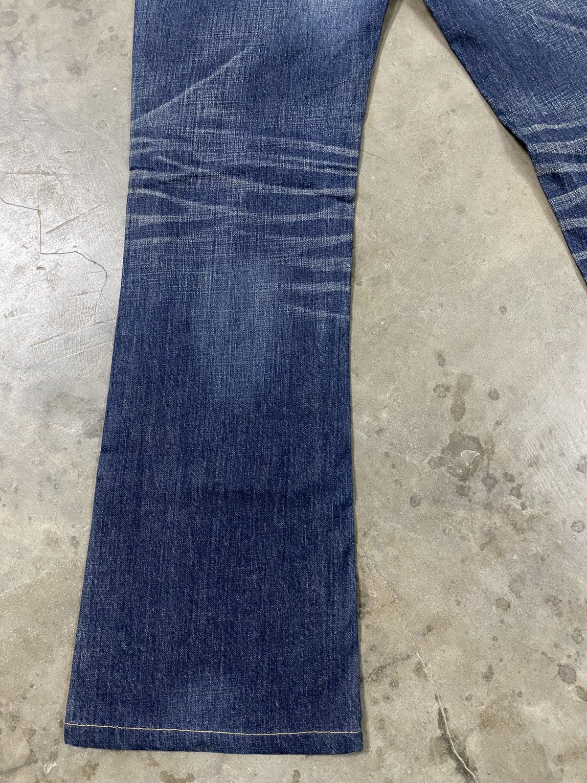 Tornado Mart Flare Jeans Edwin Mud Rusty Low Rise Boot Cut @300 Size US 28 / EU 44 - 3 Thumbnail