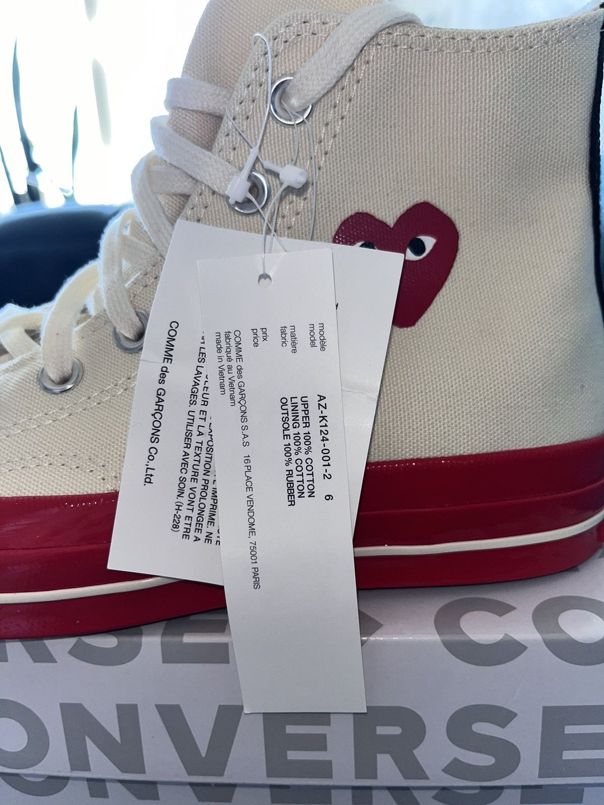 CDG by Comme des Garcons × Comme des Garcons × Converse Comme des garçon&converse Size US 6 / EU 39 - 7 Thumbnail