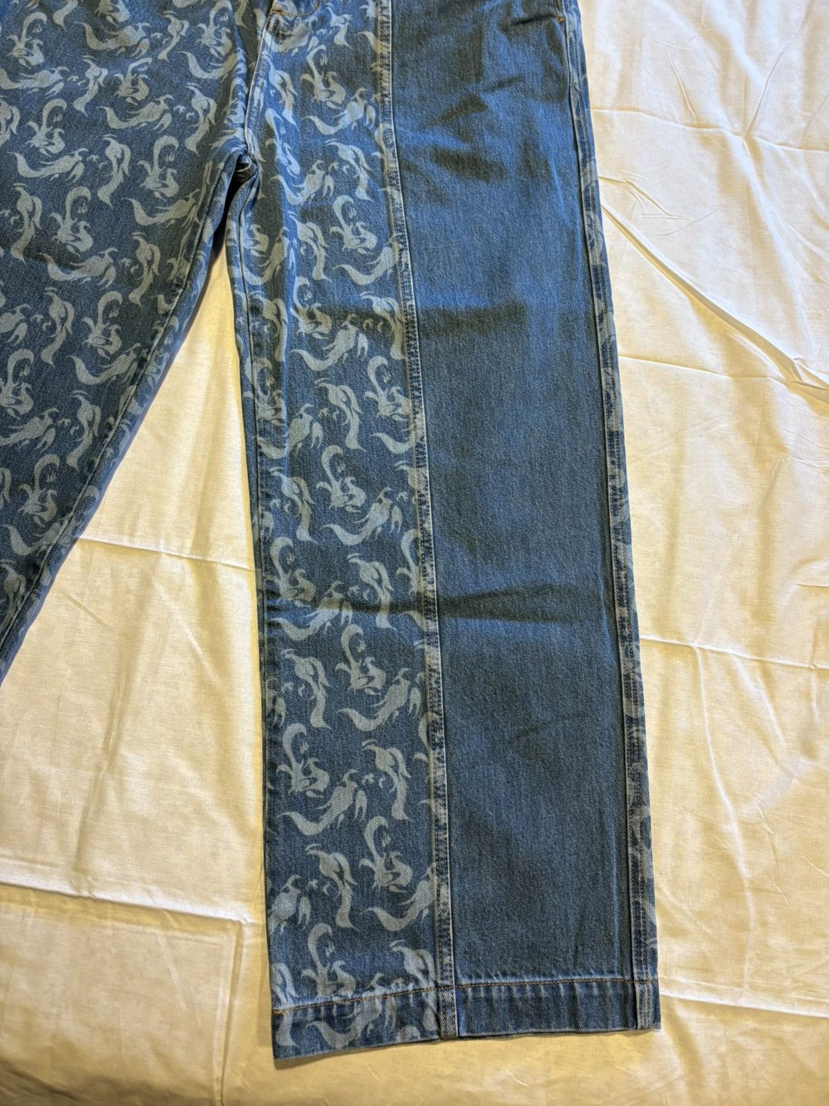 Feng Chen Wang Feng Chen Wang wide leg double waist denim pants. Size US 31 - 2 Thumbnail