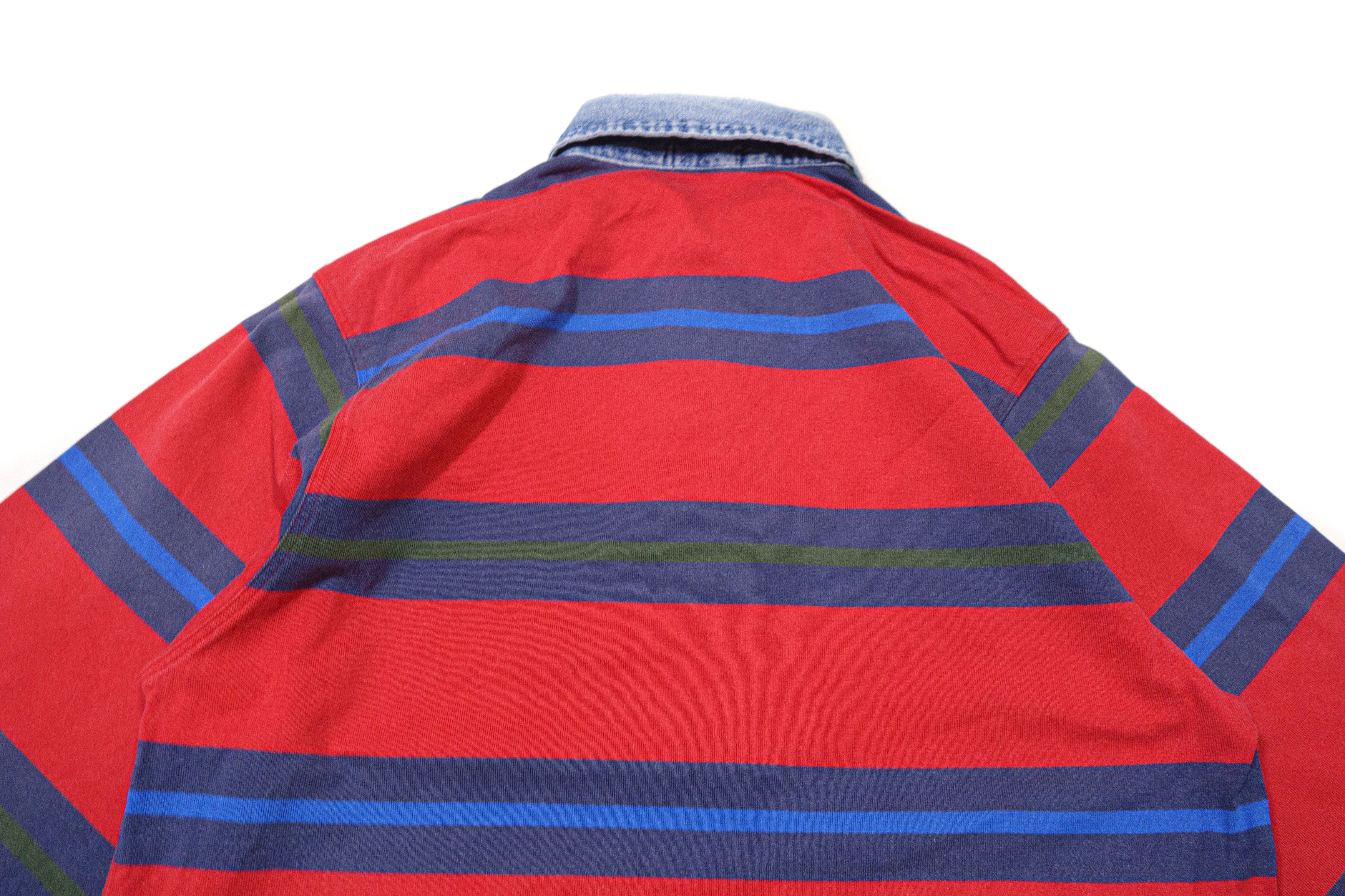 Gant 90S Logo Stripes Rugby Sweatshirt Size US M / EU 48-50 / 2 - 4 Thumbnail